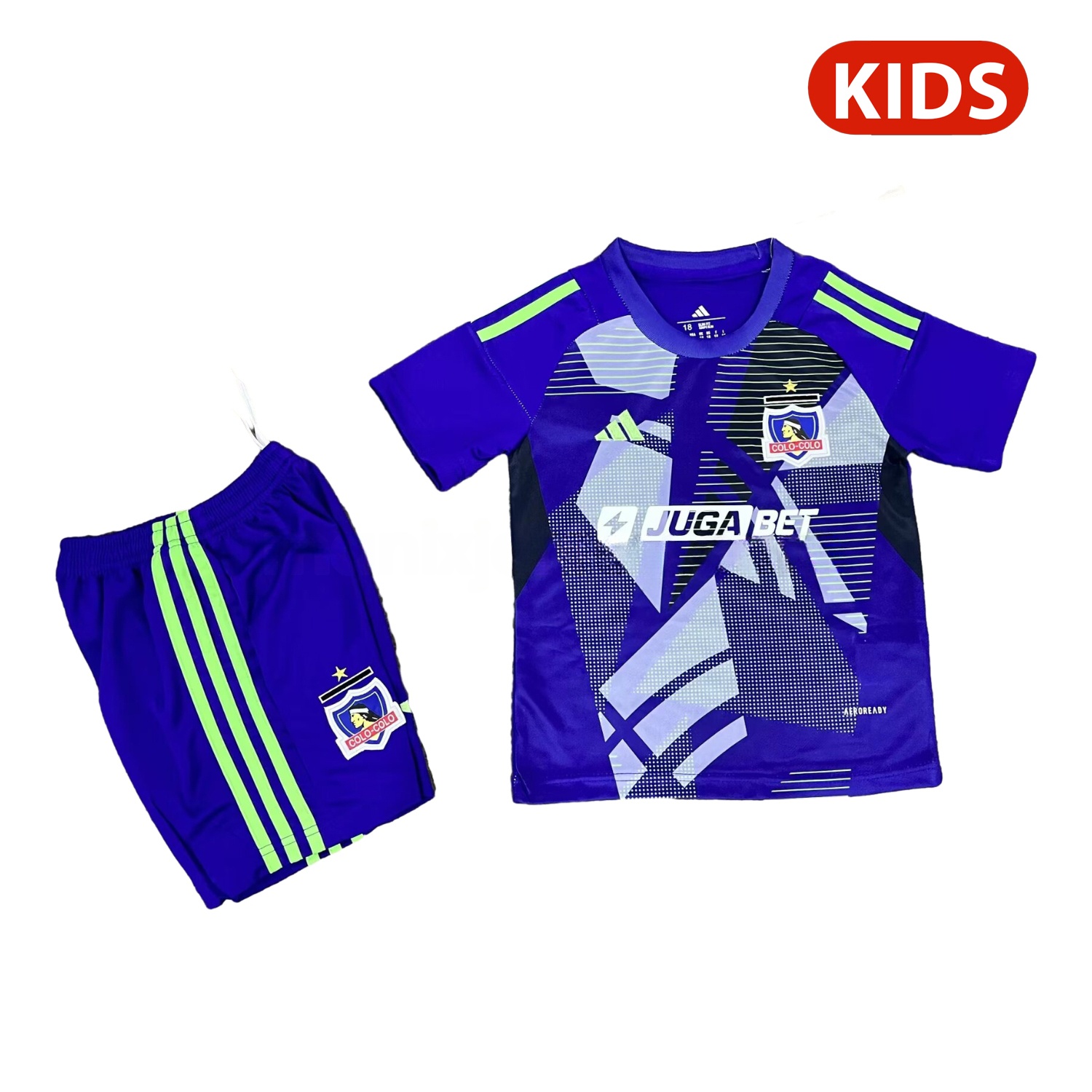 Colo Colo 25-26 Blue Goalkeeper Kids Kit - ManixJersey