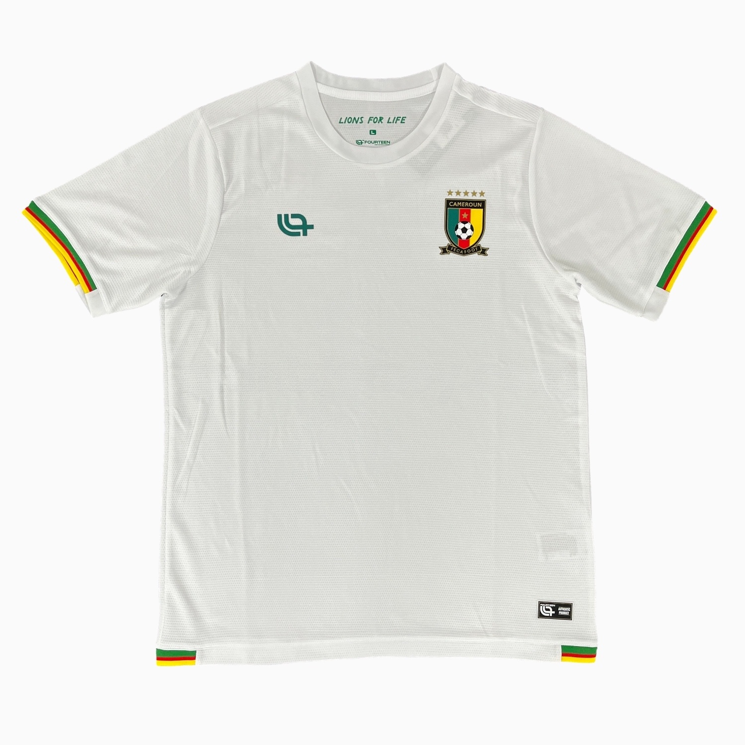 Cameroon 25-26 White Training Jersey - Fans Version - ManixJersey