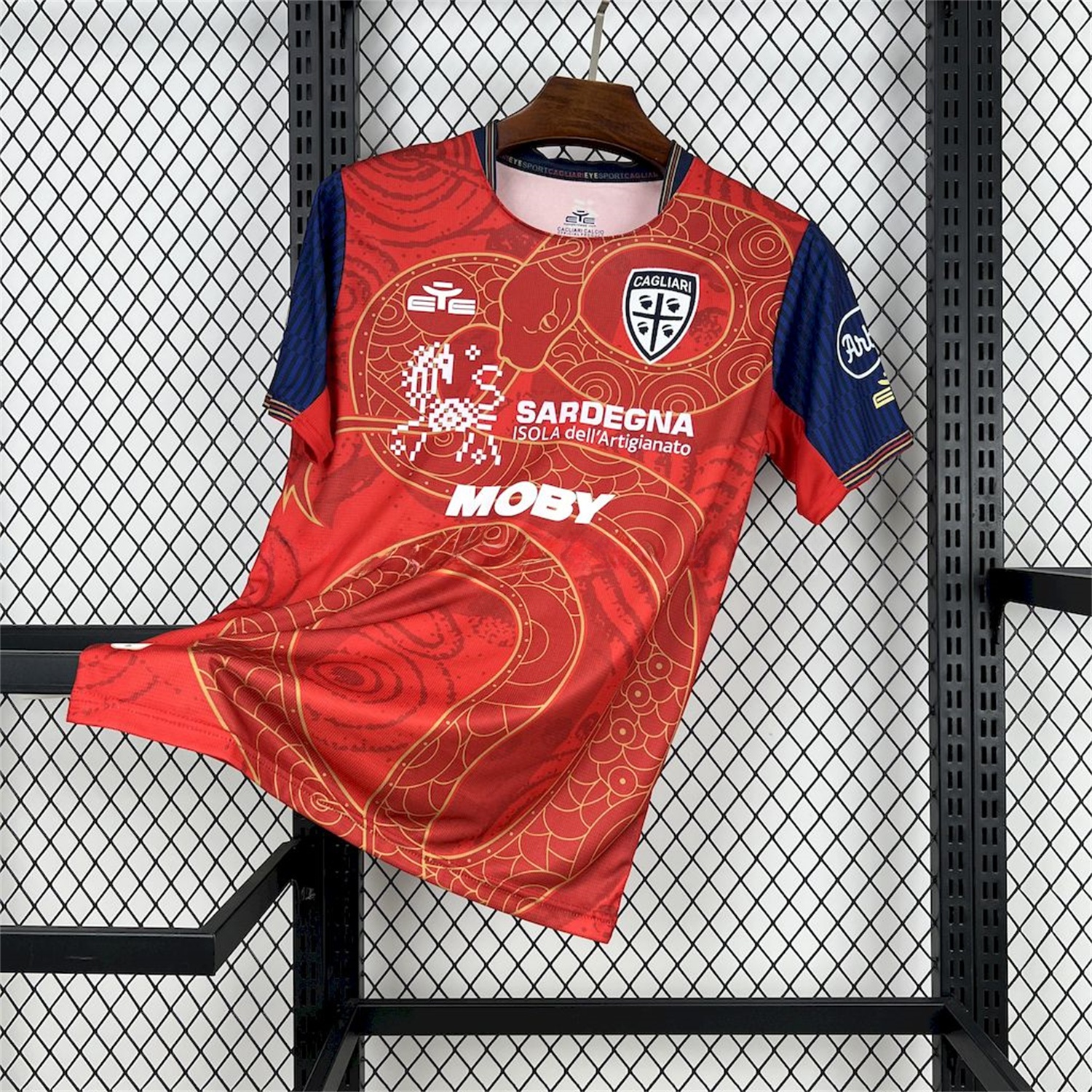 Cagliari Calcio 24-25 Year of the Snake Special Jersey - Fans Version - ManixJersey