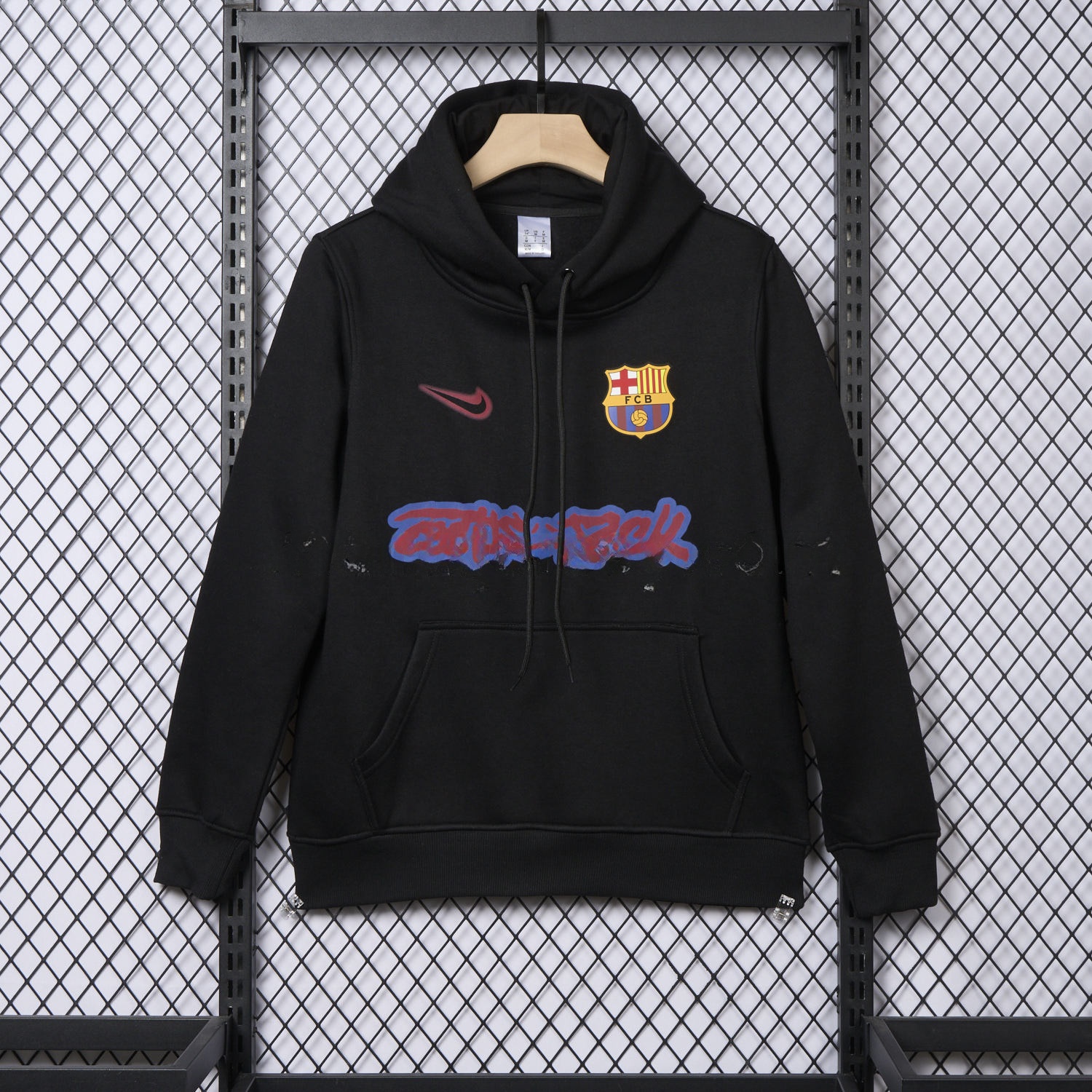 B.A.R.S.A x Travis Scott Black Unisex Pullover Hoodie - ManixJersey