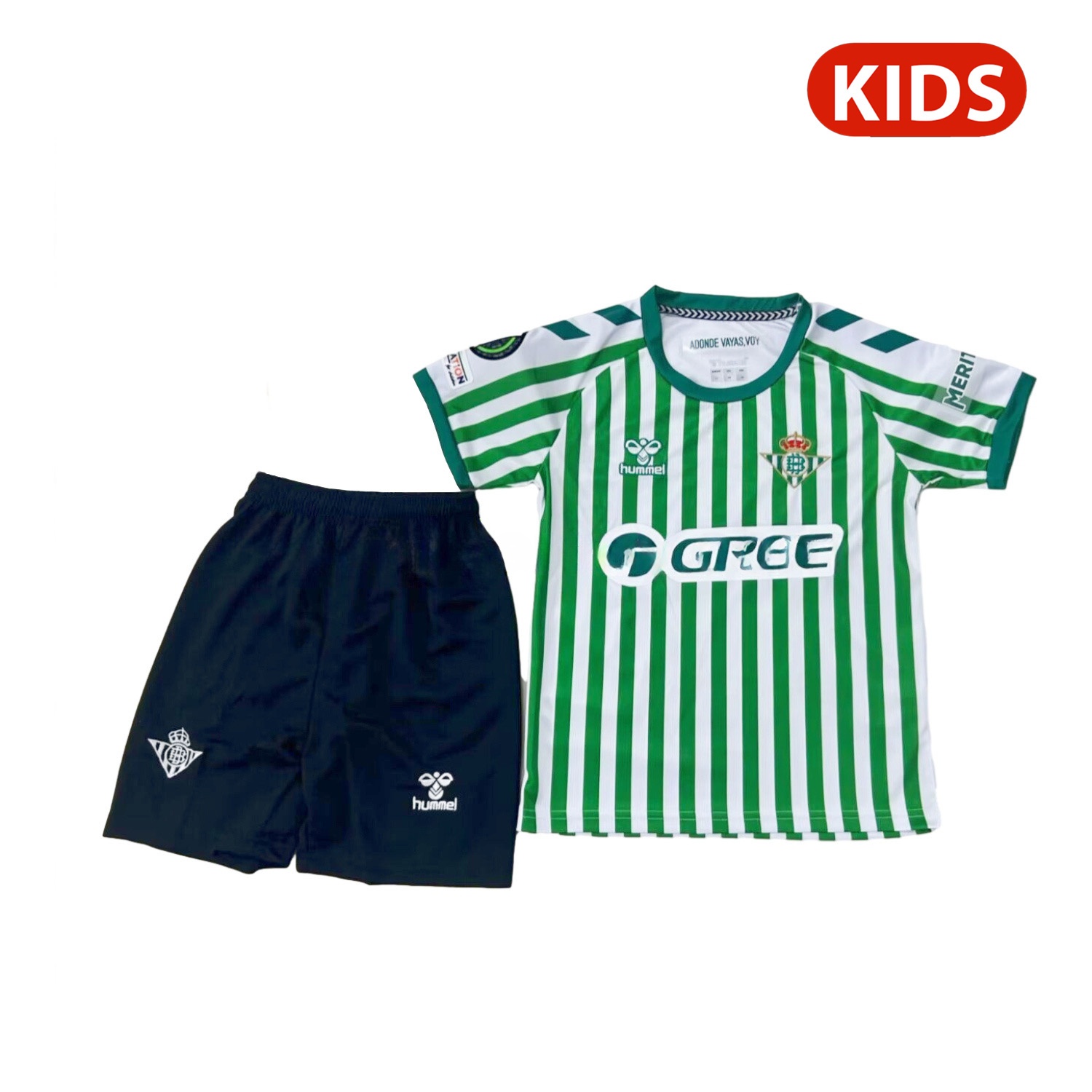 Real Betis 2025 Conference League Final Special Kids Kit - ManixJersey