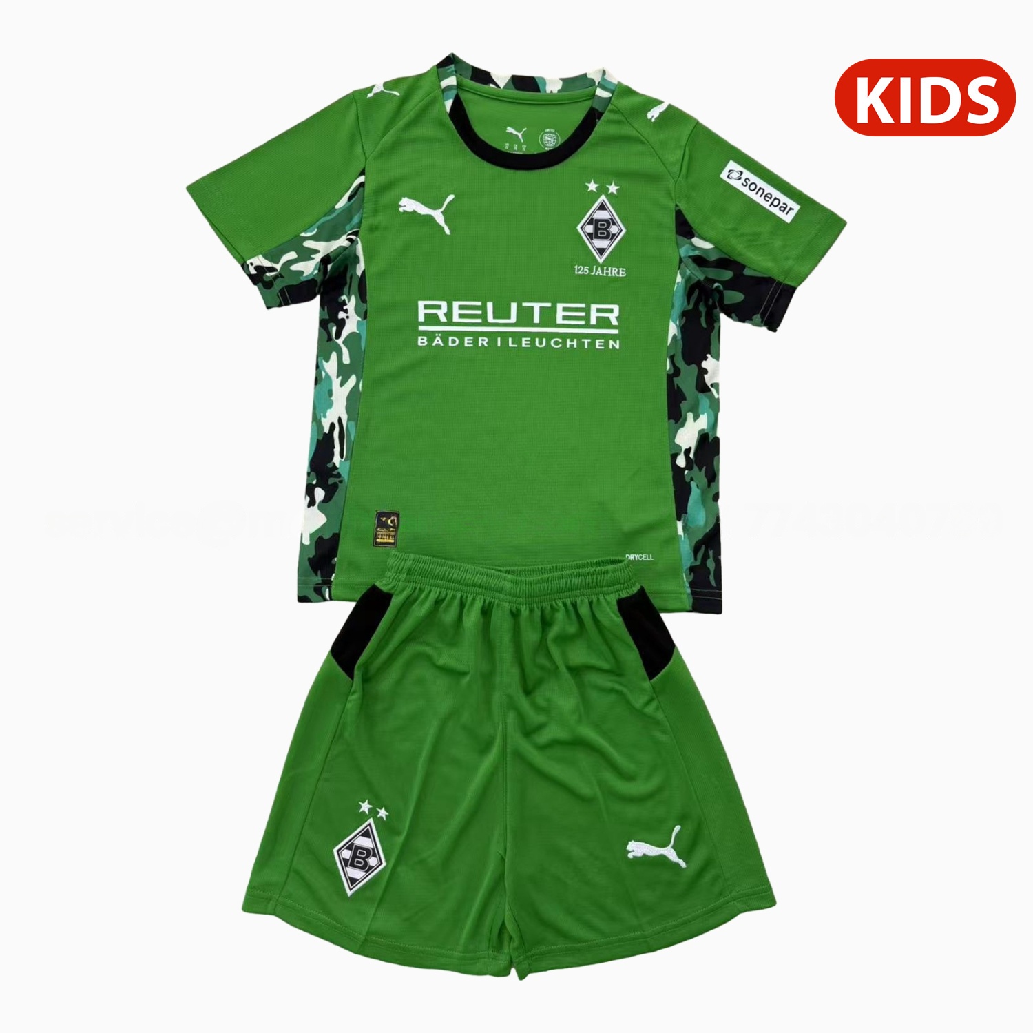 Borussia Mönchengladbach 25-26 Away Kids Kit - ManixJersey