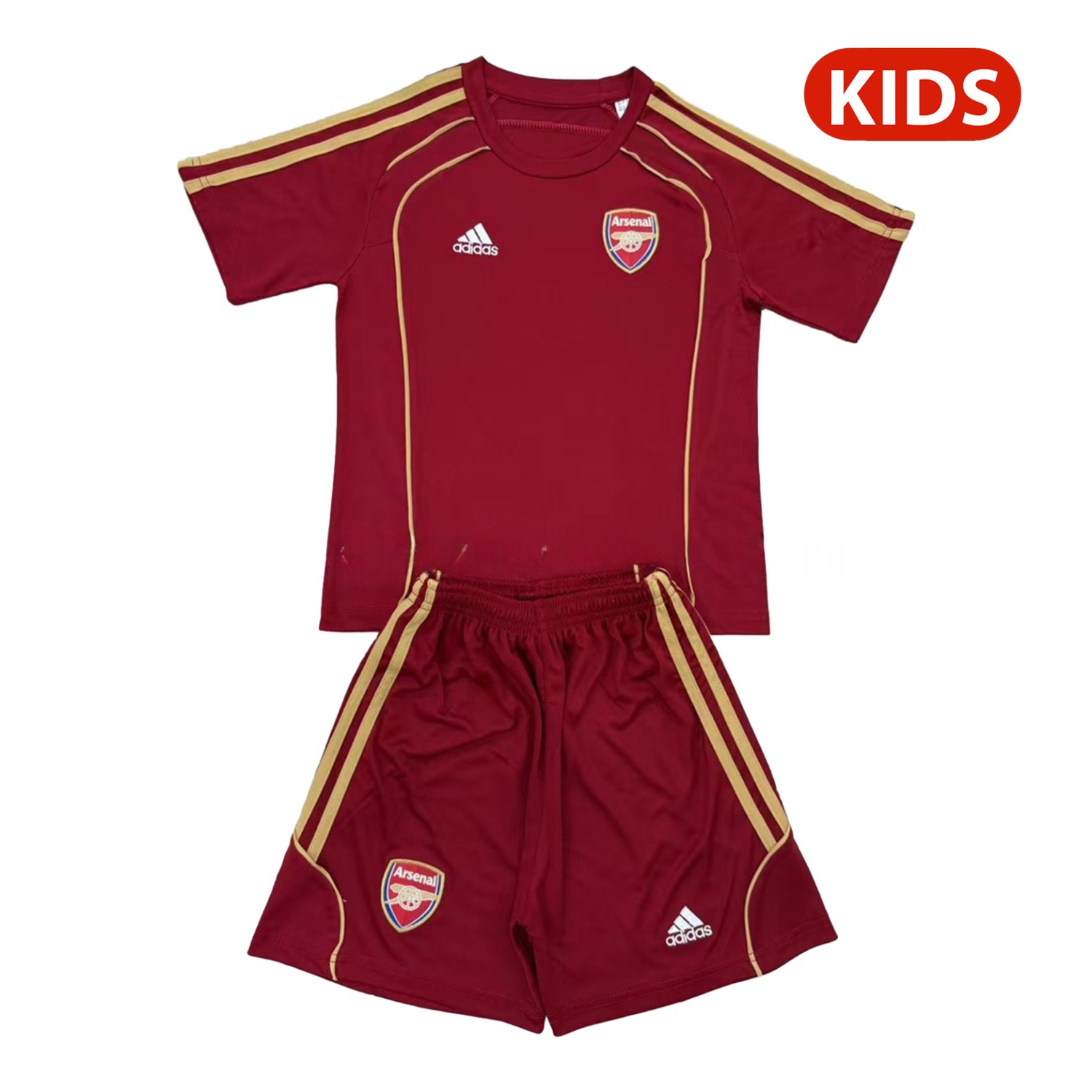 Arsenal 25-26 Urban Purtist Throwback Red Kids Kit - ManixJersey