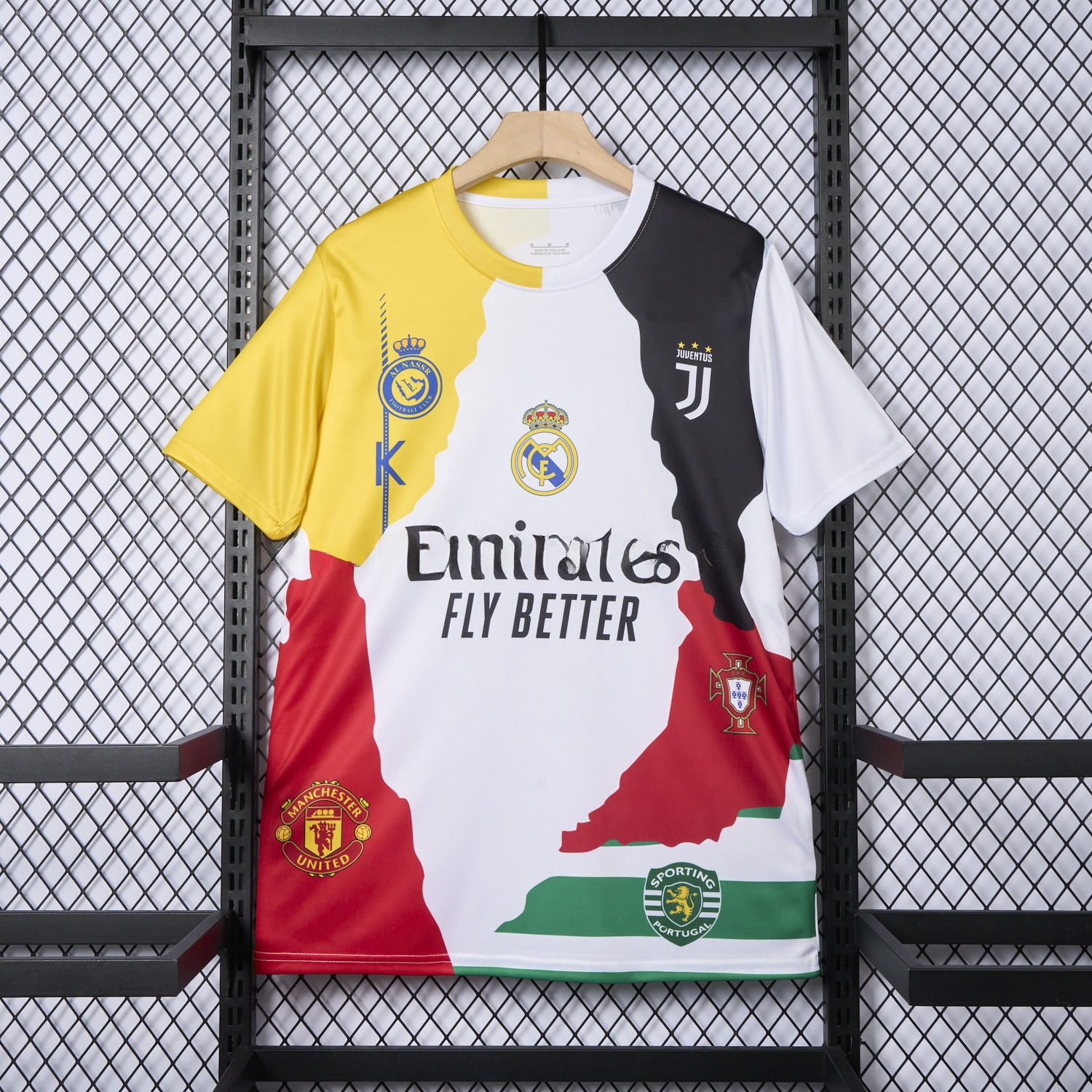 Cristiano Ronaldo Career Commemorative Jersey Real Madrid Manchester United Juventus Portugal Al Nassr Sporting CP - Fans Version - ManixJersey