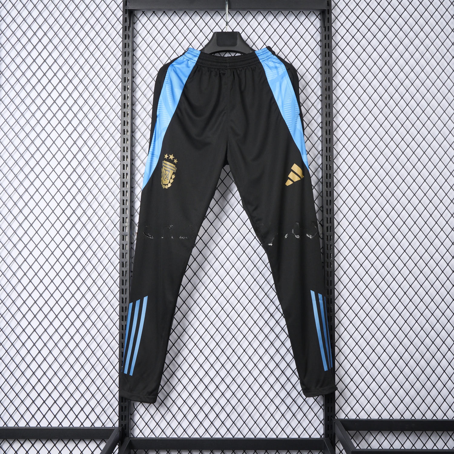 Argentina 24-25 Black Training Pants - Player Version - ManixJersey