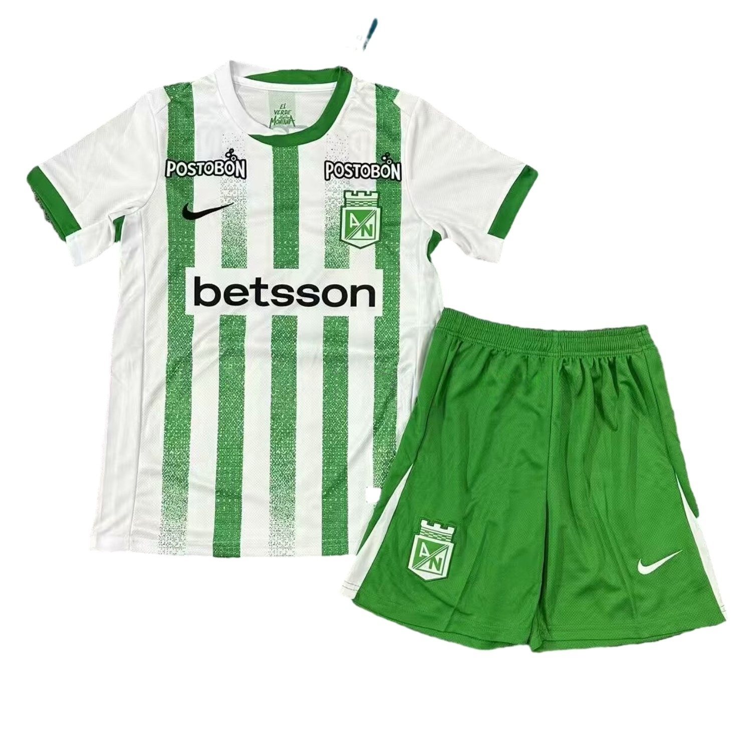 Atlético Nacional 25-26 Home Men's Adult Jersey Set - Fans Version - ManixJersey