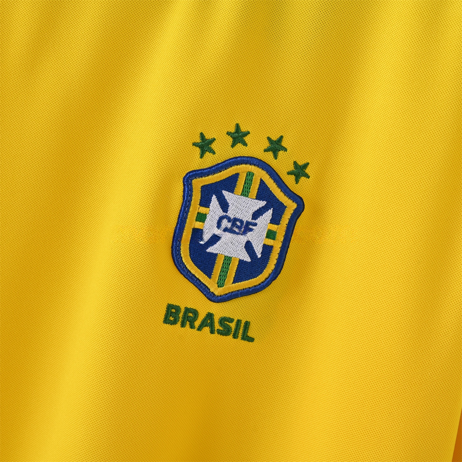 Retro Brazil 1998 Home Long Sleeves Jersey - ManixJersey