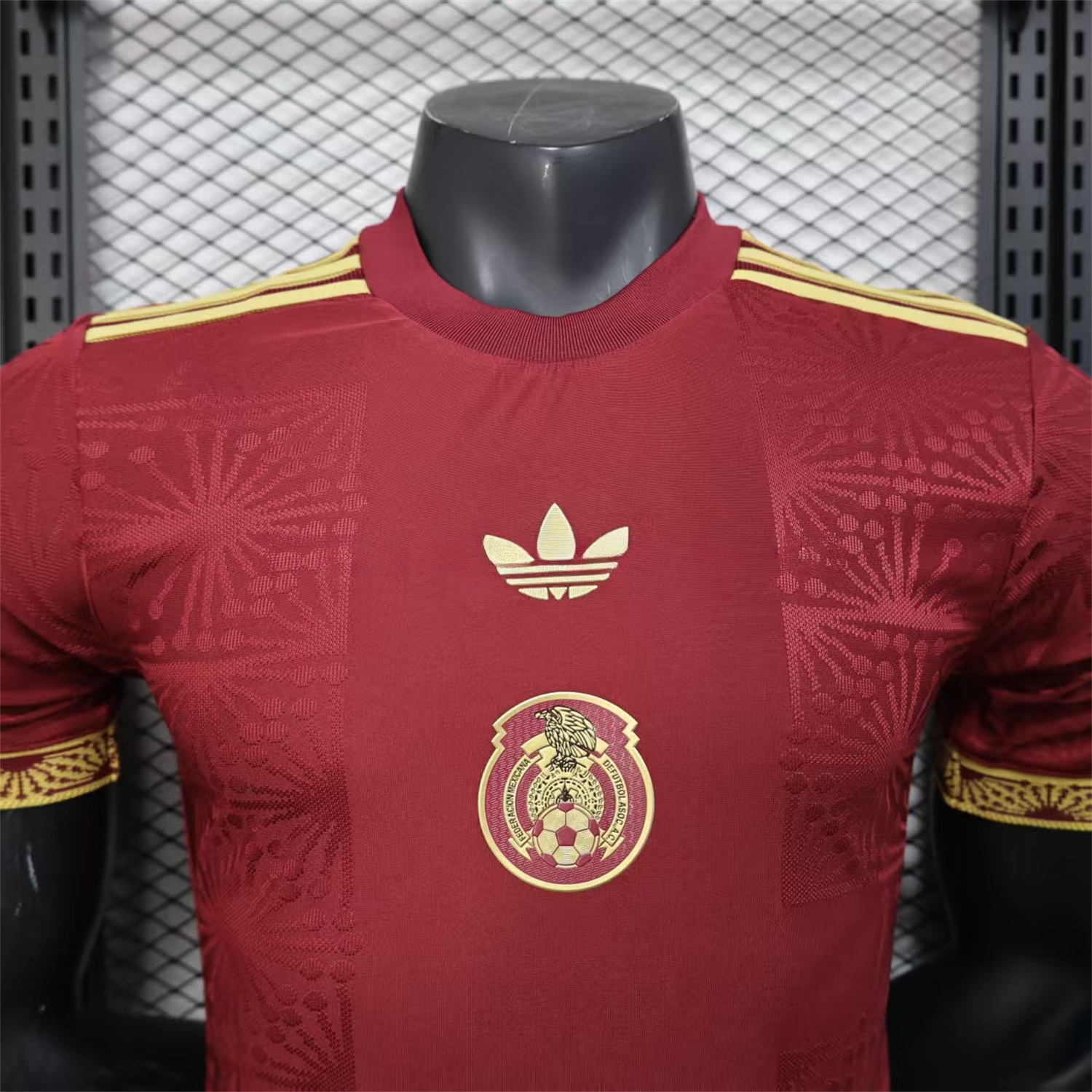 Mexico 2025 Round Logo Red Special Edition Jersey - Player Version - ManixJersey