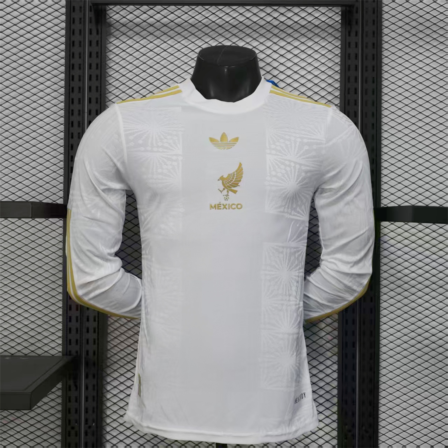 Mexico 2025 Gold Cup White Long Sleeves Jersey - Player Version - ManixJersey