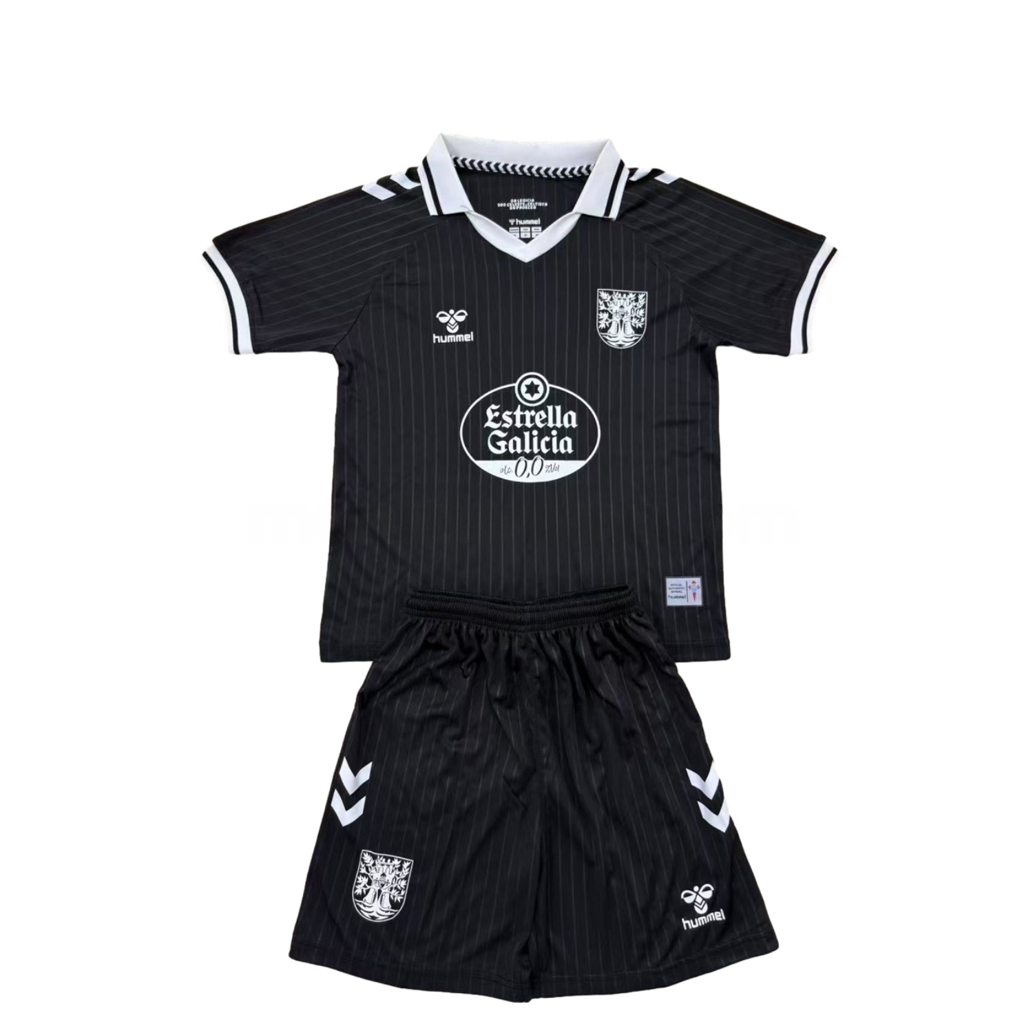 Celta Vigo 24-25 Oliveira Dos Cen Anos Black Men's Adult Jersey Set - Fans Version - ManixJersey