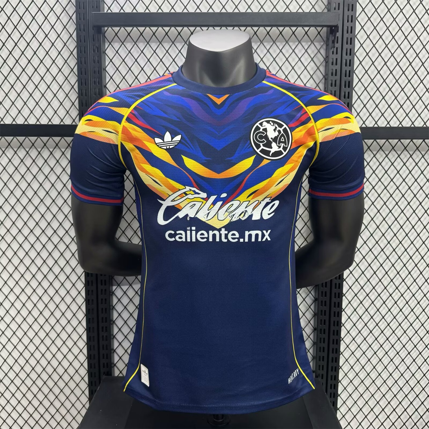 Club América 25-26 V-Shaped Camouflage Pattern Deep Blue Jersey - Player Version - ManixJersey