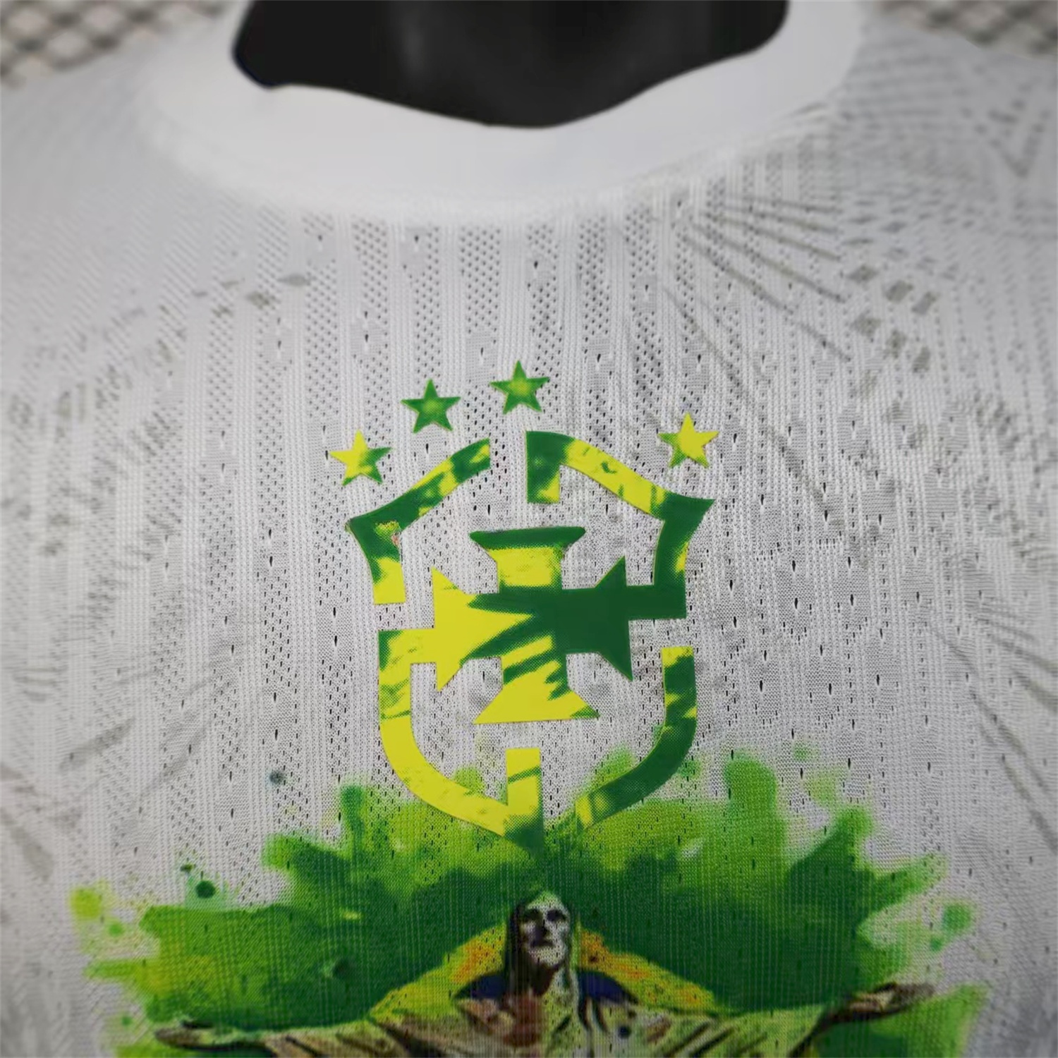 Brazil 25-26 Christ the Redeemer Statue White Jersey - Player Version - ManixJersey