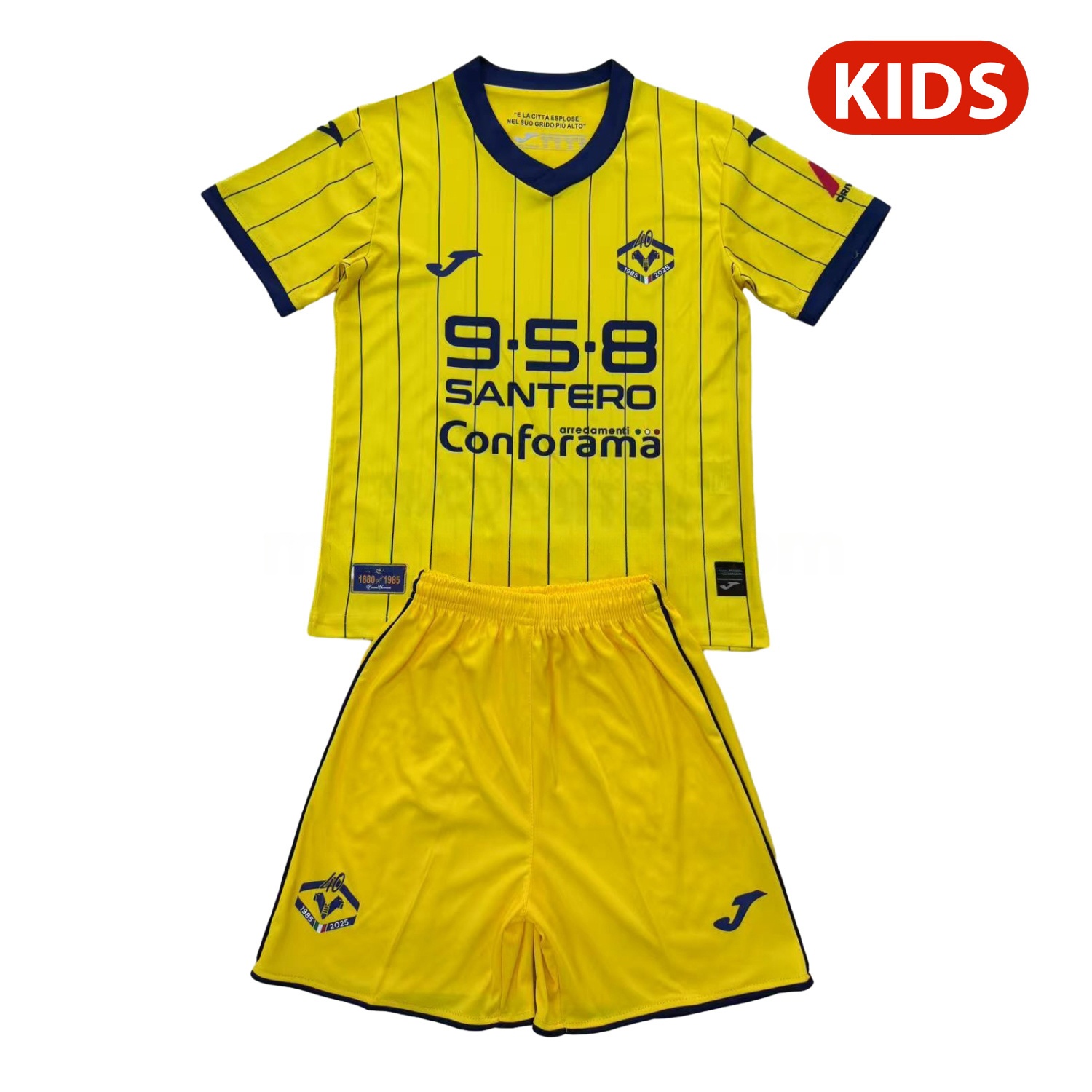 Hellas Verona 24-25 Scudetto 40 Years Commemorative Kids Kit - ManixJersey