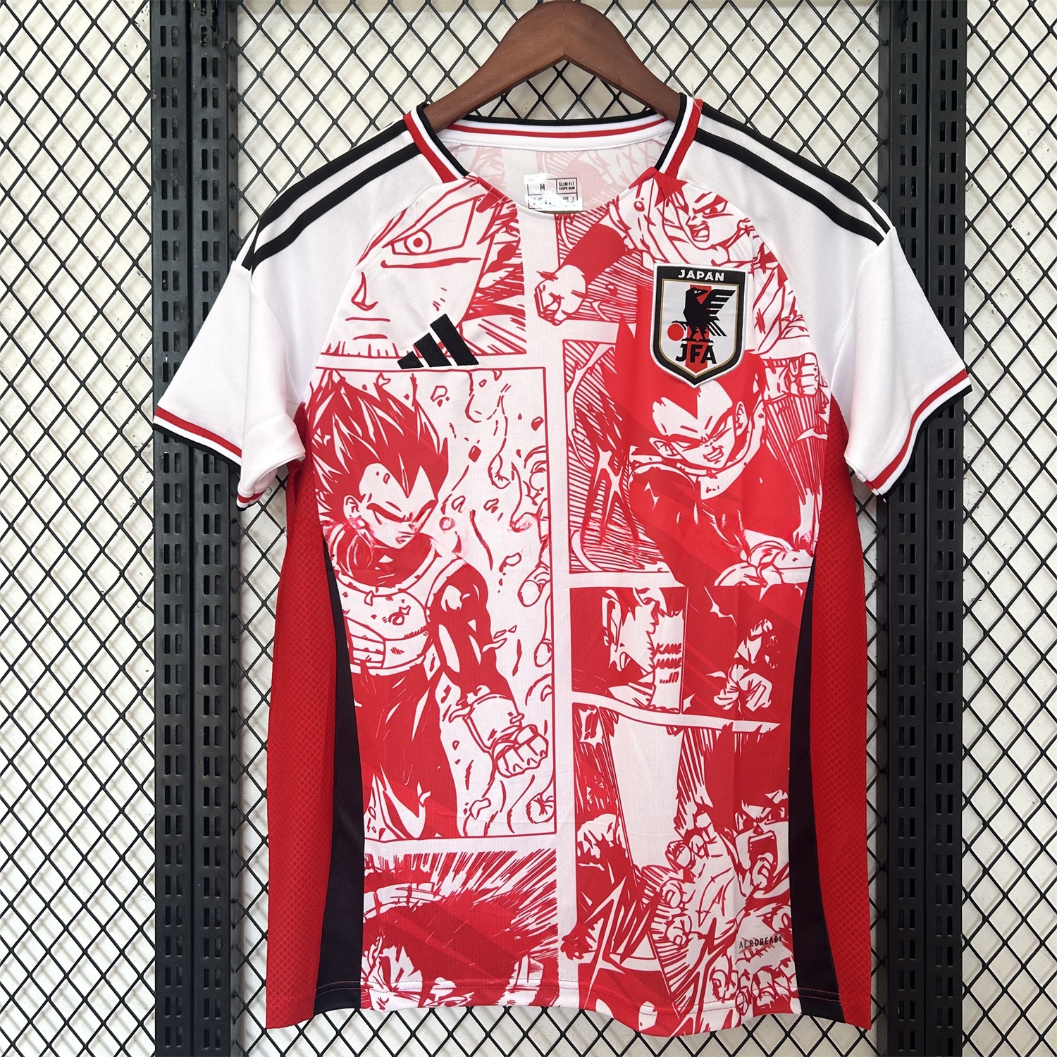 Japan 25-26 Red Vegeta Comic Slice Special Edition Jersey - Fans Version - ManixJersey