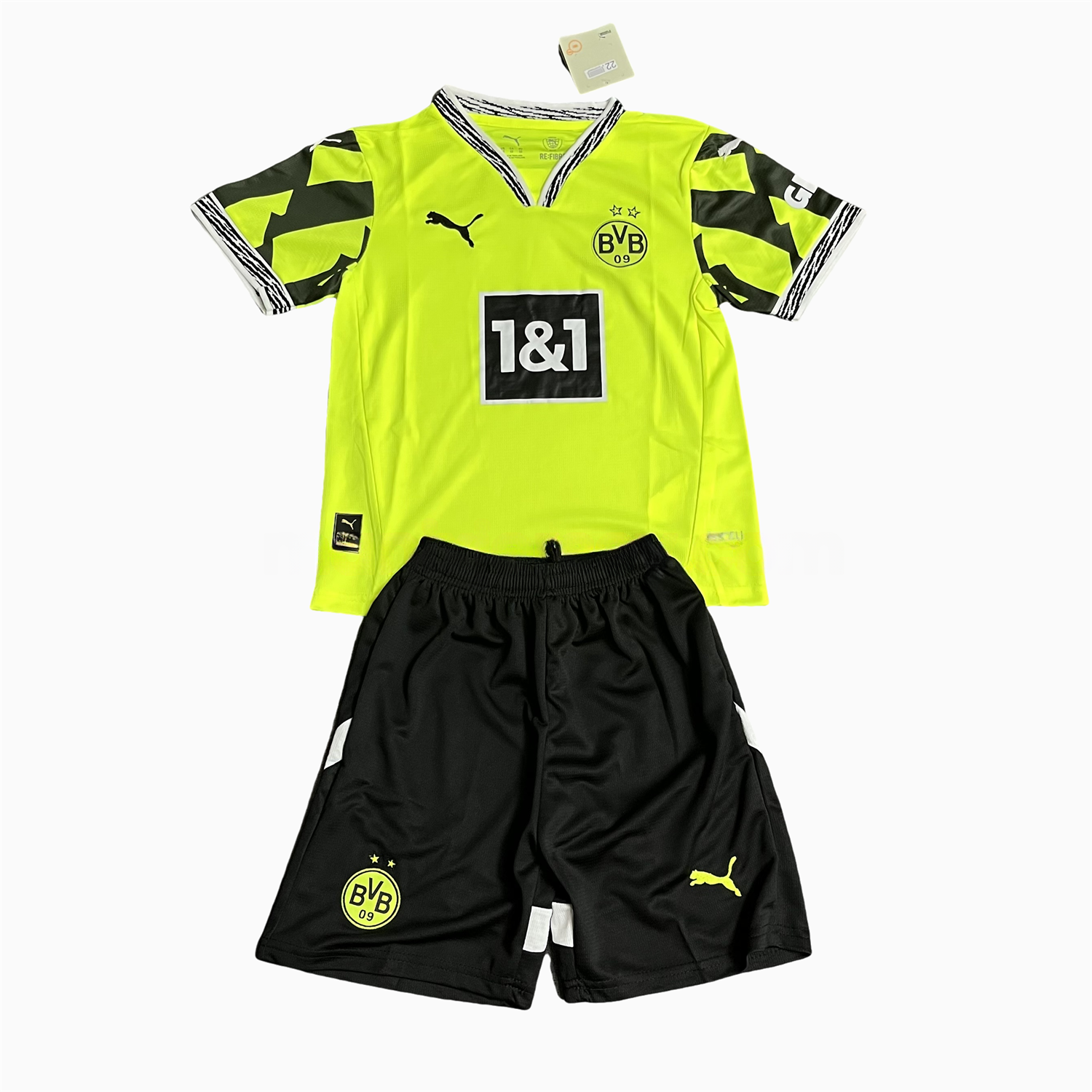 Dortmund 24-25 Yellow Alert Special Edition Kids Kit with Black Shorts - ManixJersey