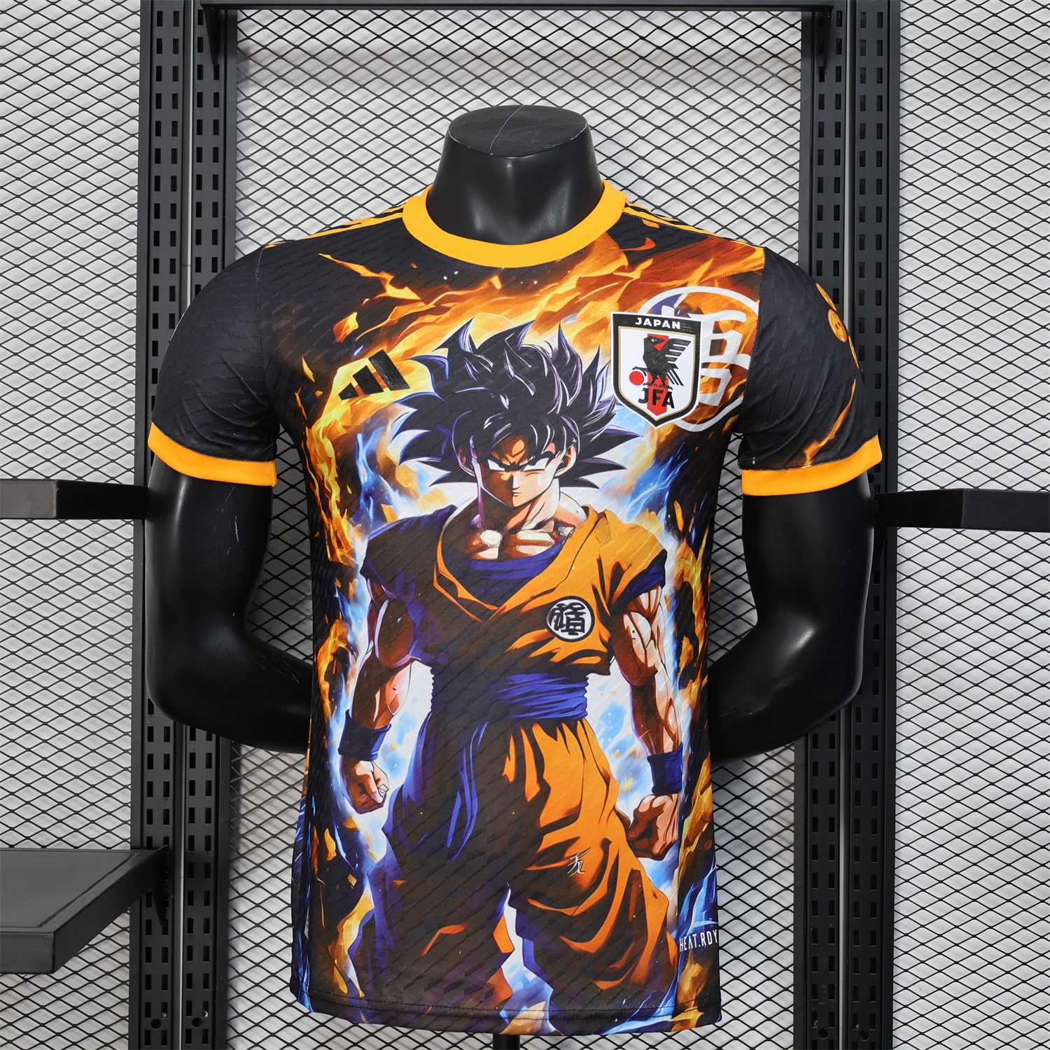 Japan 25-26 Goku Fighting Form Black Special Jersey - Player Version - ManixJersey