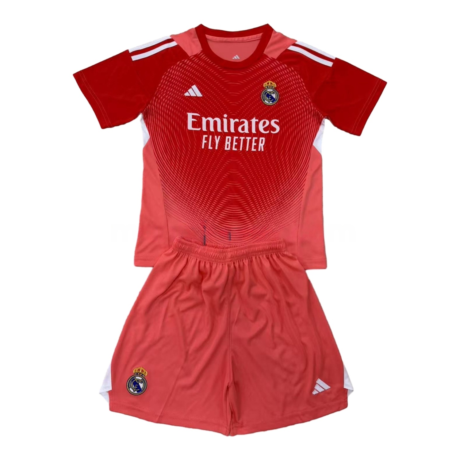 Real Madrid 25-26 Red Goalkeeper Kids Kit - ManixJersey