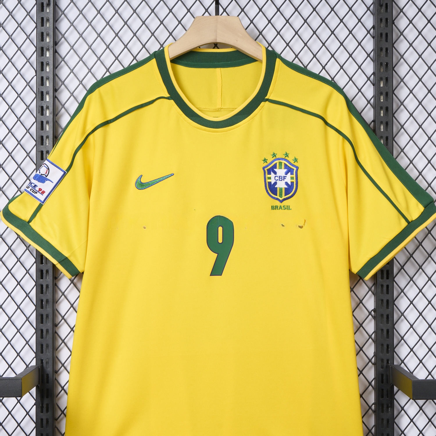 Retro Brazil 1998 Home Jersey - ManixJersey