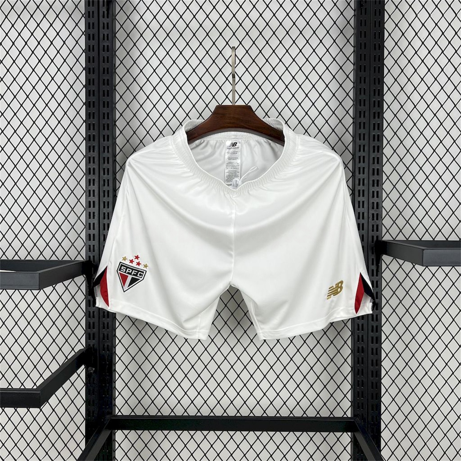 Sao Paulo 25-26 Home White Shorts - Fans Version - ManixJersey