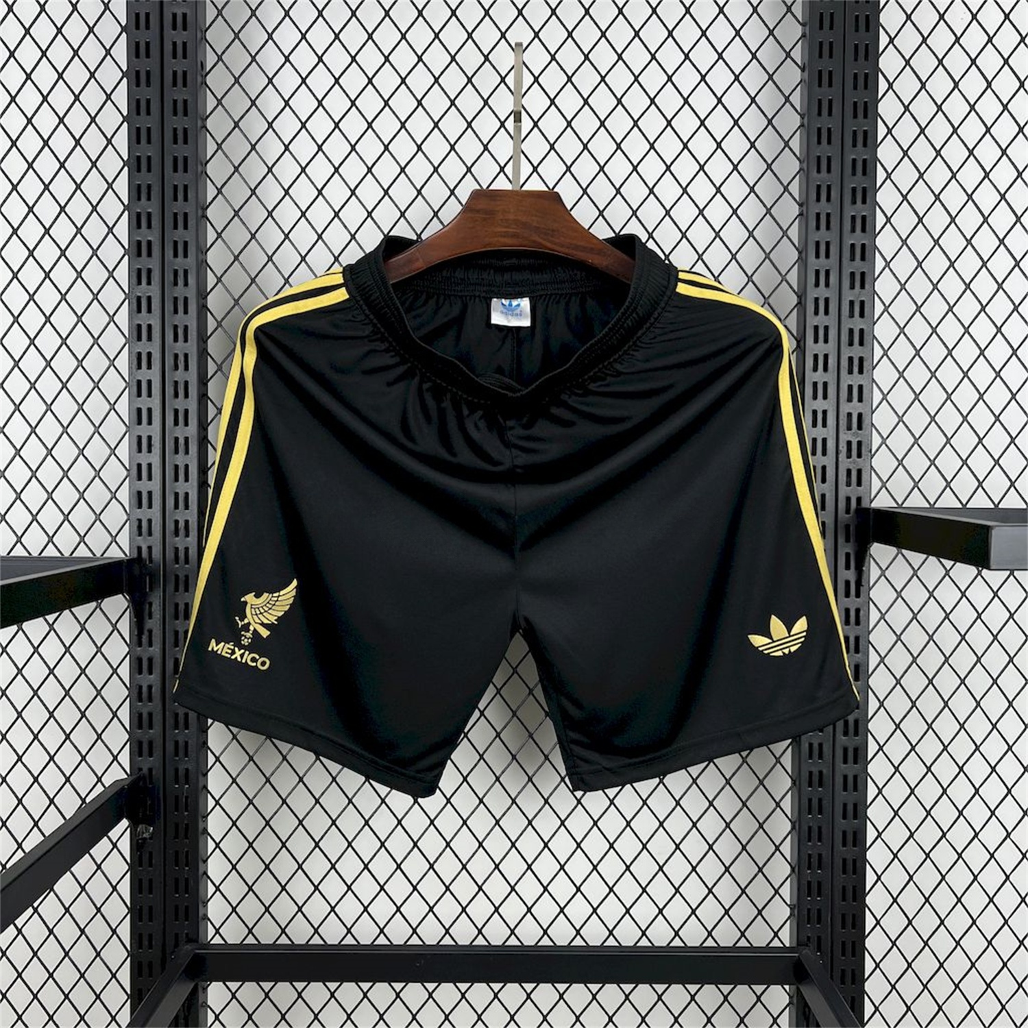 Mexico 2025 Gold Cup Black Shorts - Fans Version - ManixJersey
