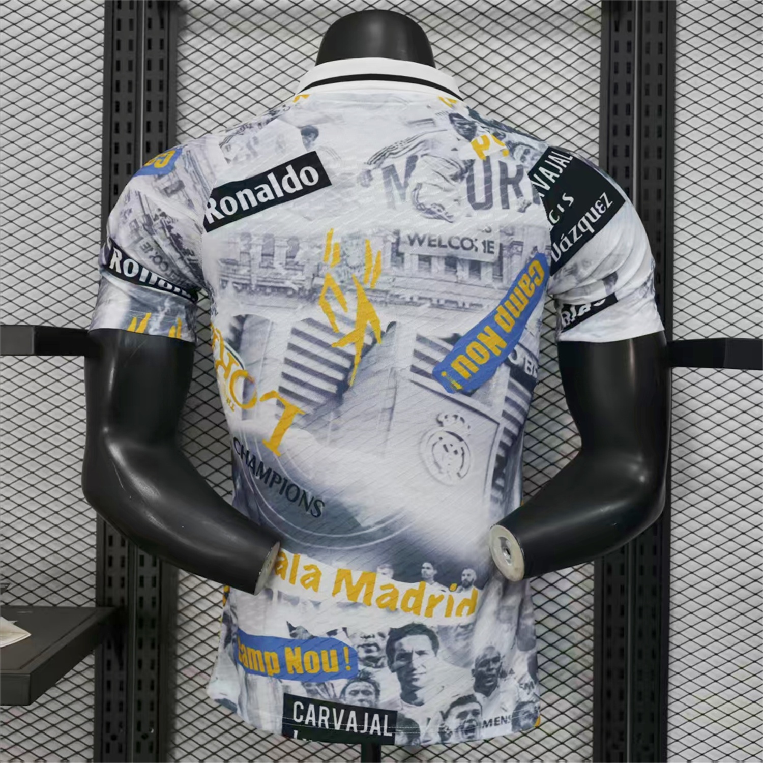 Real Madrid 25-26 Capture Of Camp Nou POLO White Special Jersey - Player Version - ManixJersey