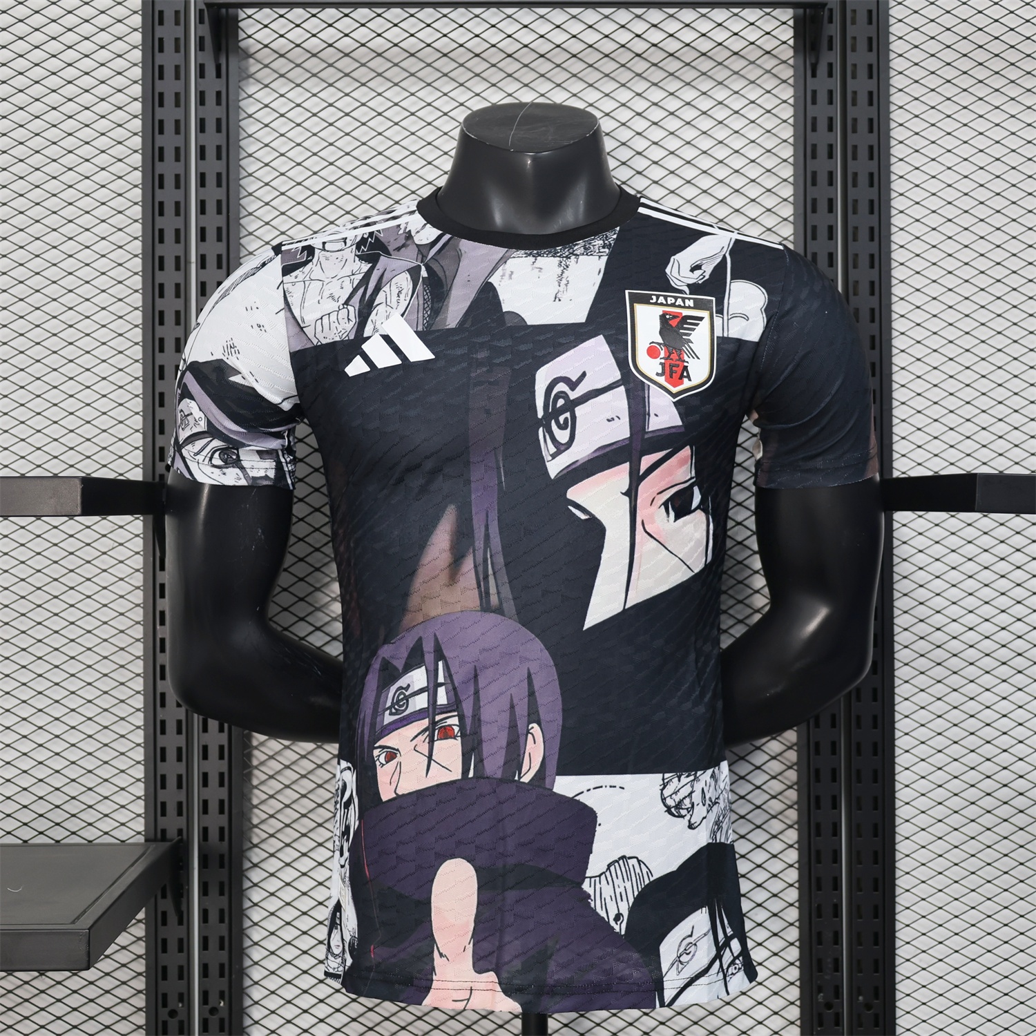 Japan 25-26 Uchiha Itachi Black & White Special Jersey - Player Version - ManixJersey