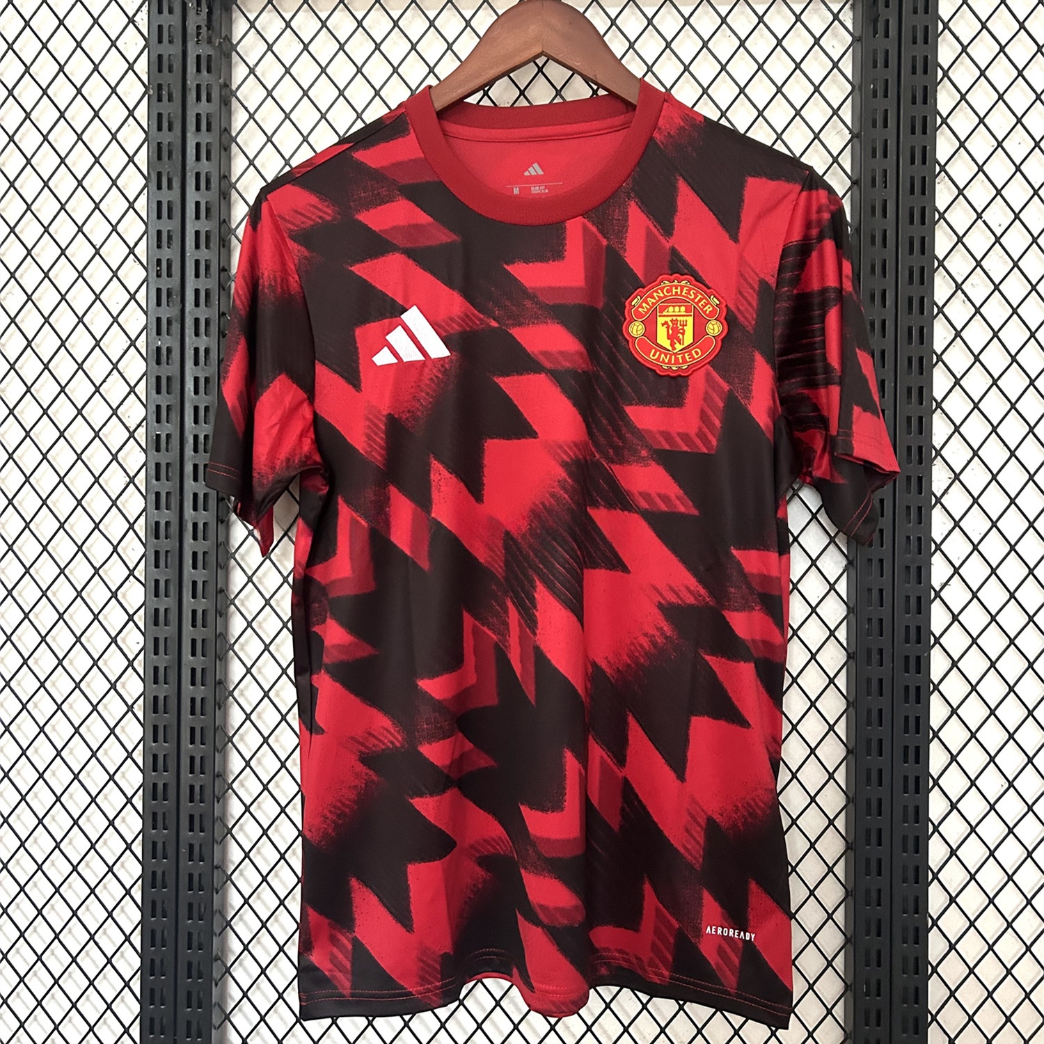 Manchester United 25-26 Red Pre-match Training Jersey - Fans Version - ManixJersey