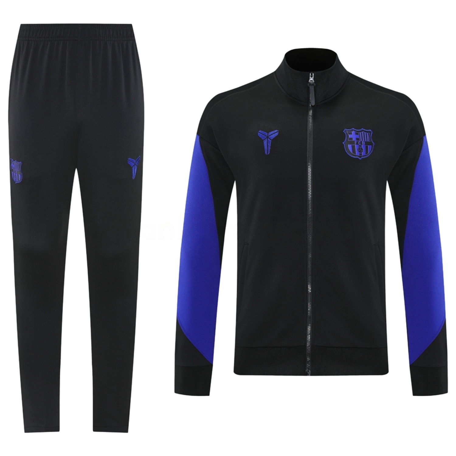 B.A.R.S.A 25-26 Jacket Training Tracksuit - Black top & Black Pants - ManixJersey