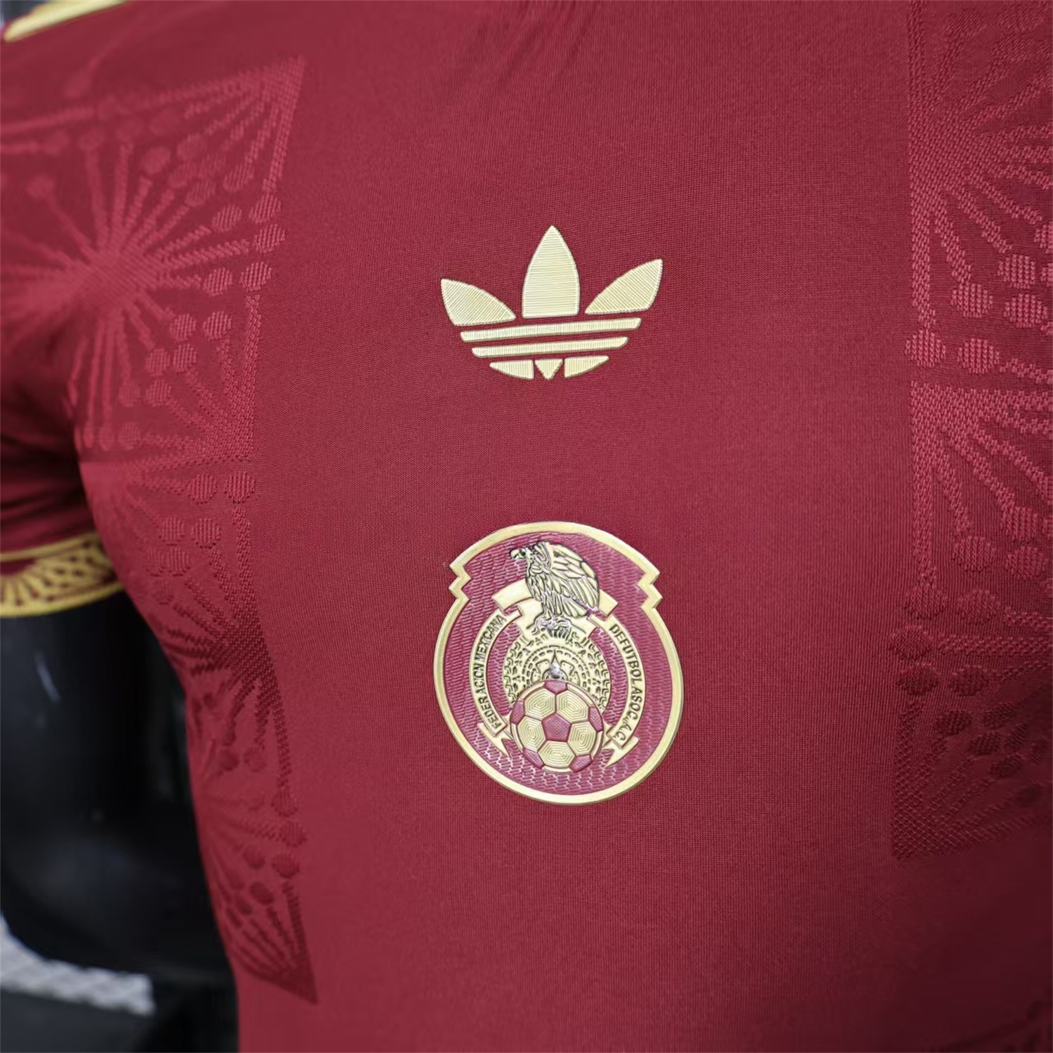 Mexico 2025 Round Logo Red Special Edition Jersey - Player Version - ManixJersey