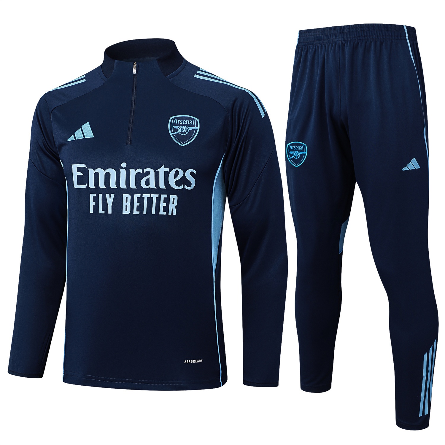 Arsenal 25-26 Long Sleeve Training Set - Deep Blue - ManixJersey