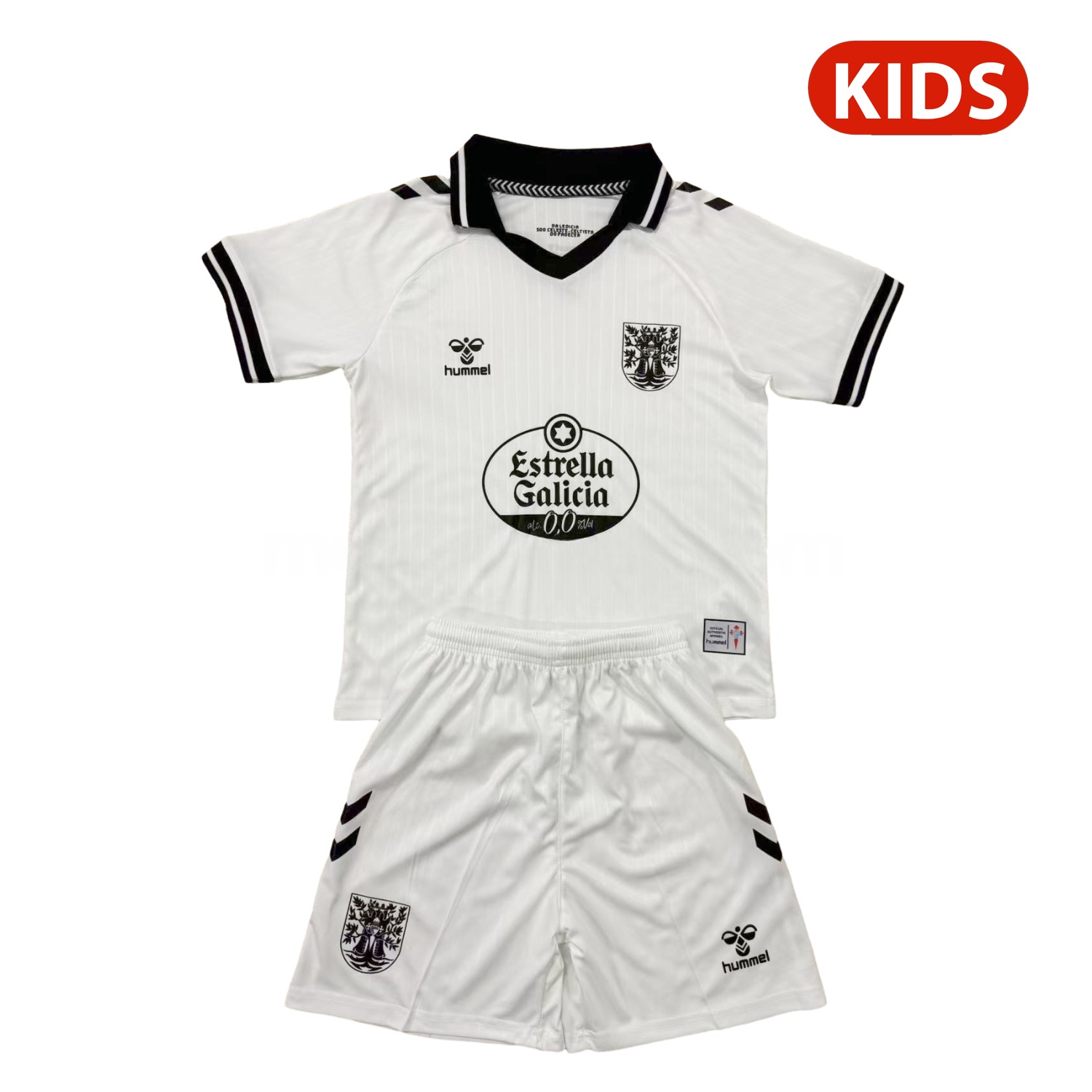 Celta Vigo 24-25 Oliveira Dos Cen Anos White Goalkeeper Kids Kit - ManixJersey