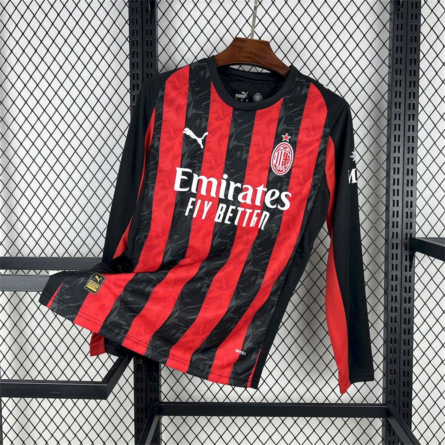 AC Milan 25-26 Home Long Sleeves Jersey - Fans Version - ManixJersey