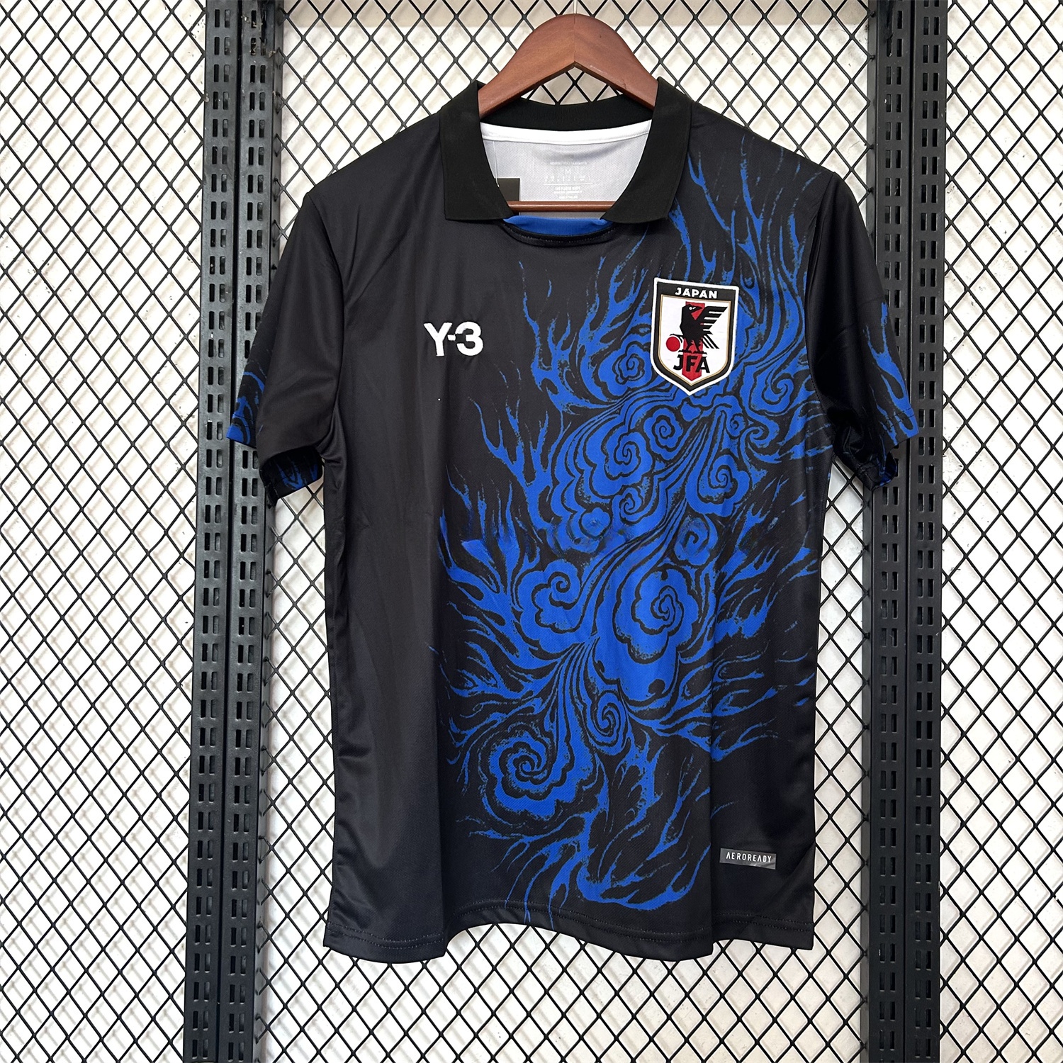 Japan 25-26 Y-3 Blue Flame Black Special Jersey - Fans Version - ManixJersey