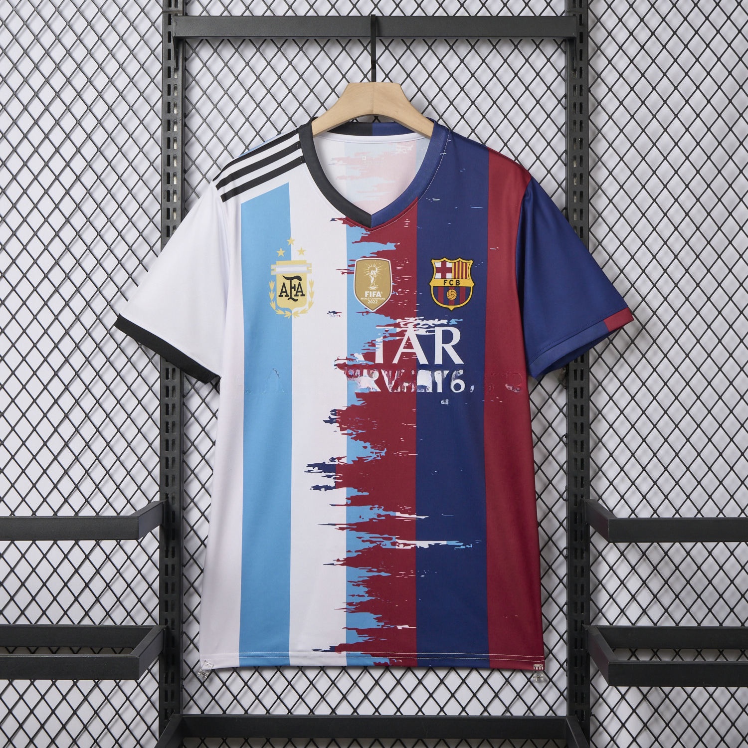 Messi Argentina & B.A.R.S.A Special Jersey - Fans Version - ManixJersey
