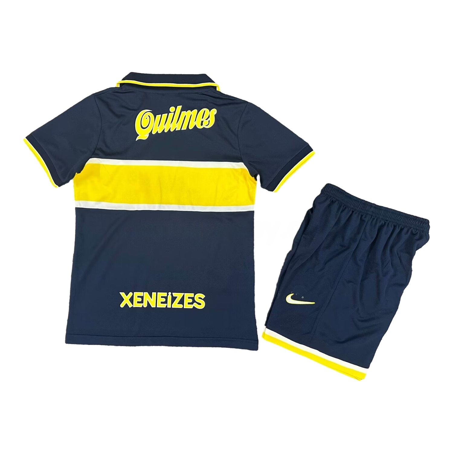 Retro Boca Juniors 1996-97 Home Kids Kit - ManixJersey