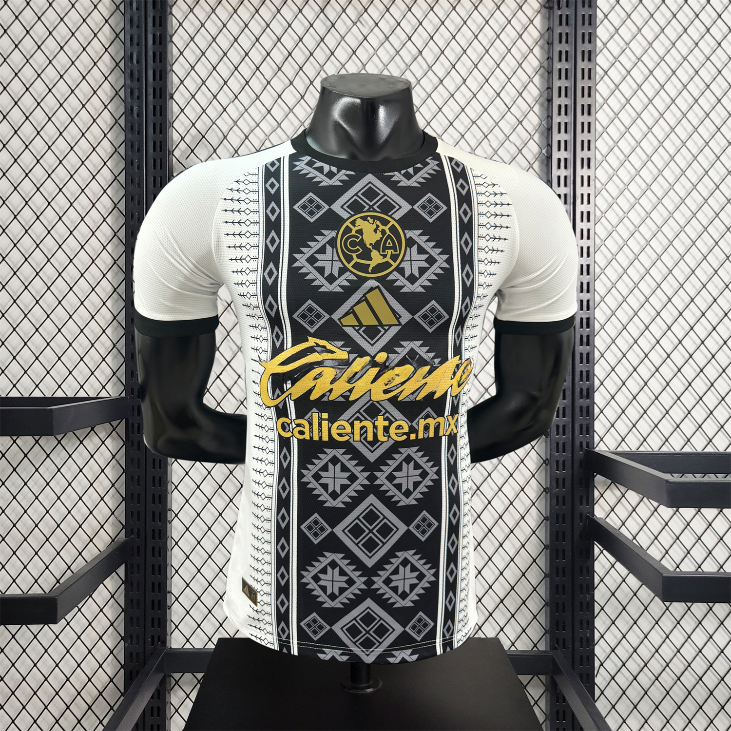 Club América 25-26 Black Totem Pattern White Special Jersey - Player Version - ManixJersey