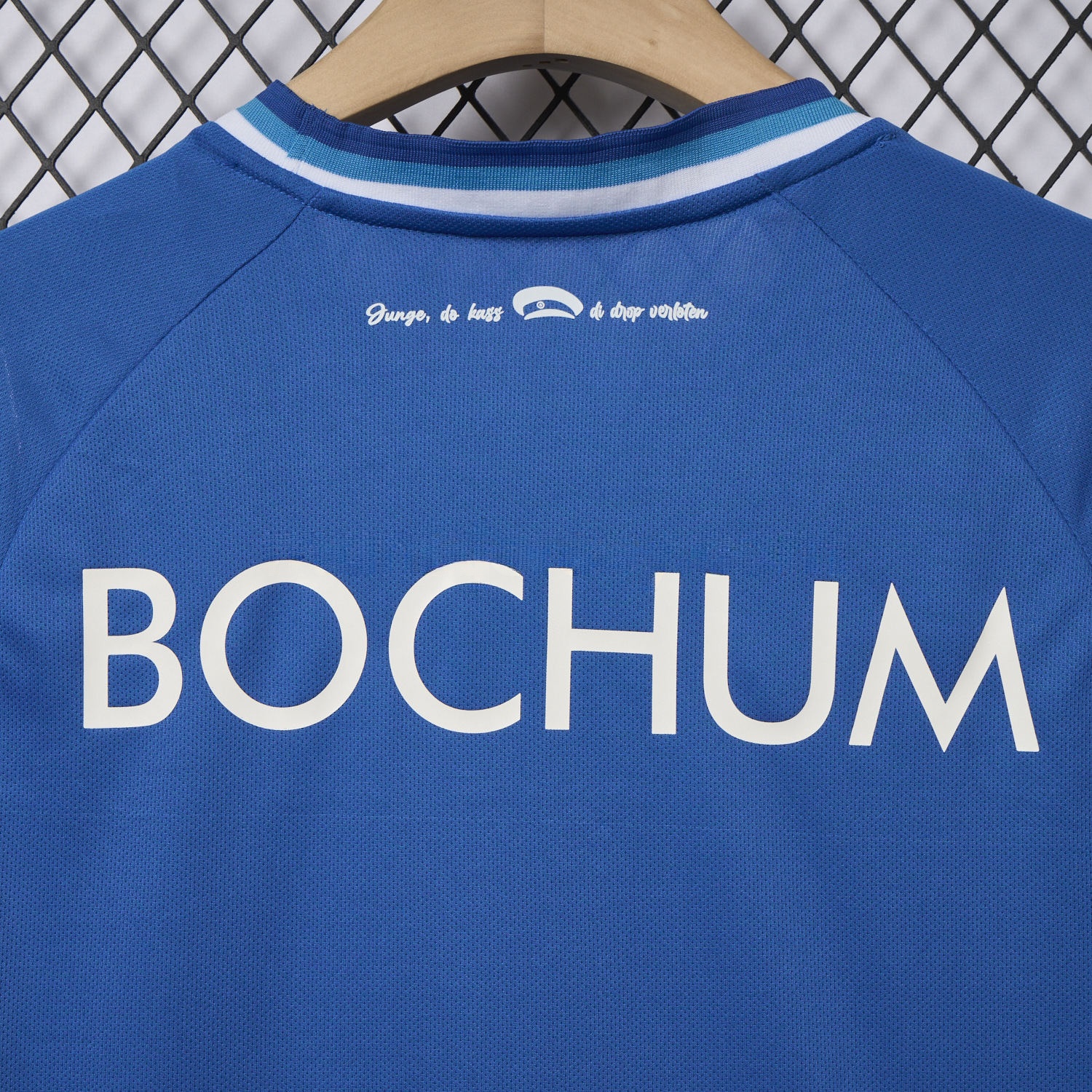 Bochum 24-25 White Slanted Stripe Special Jersey with Sponsors - Fans Version - ManixJersey