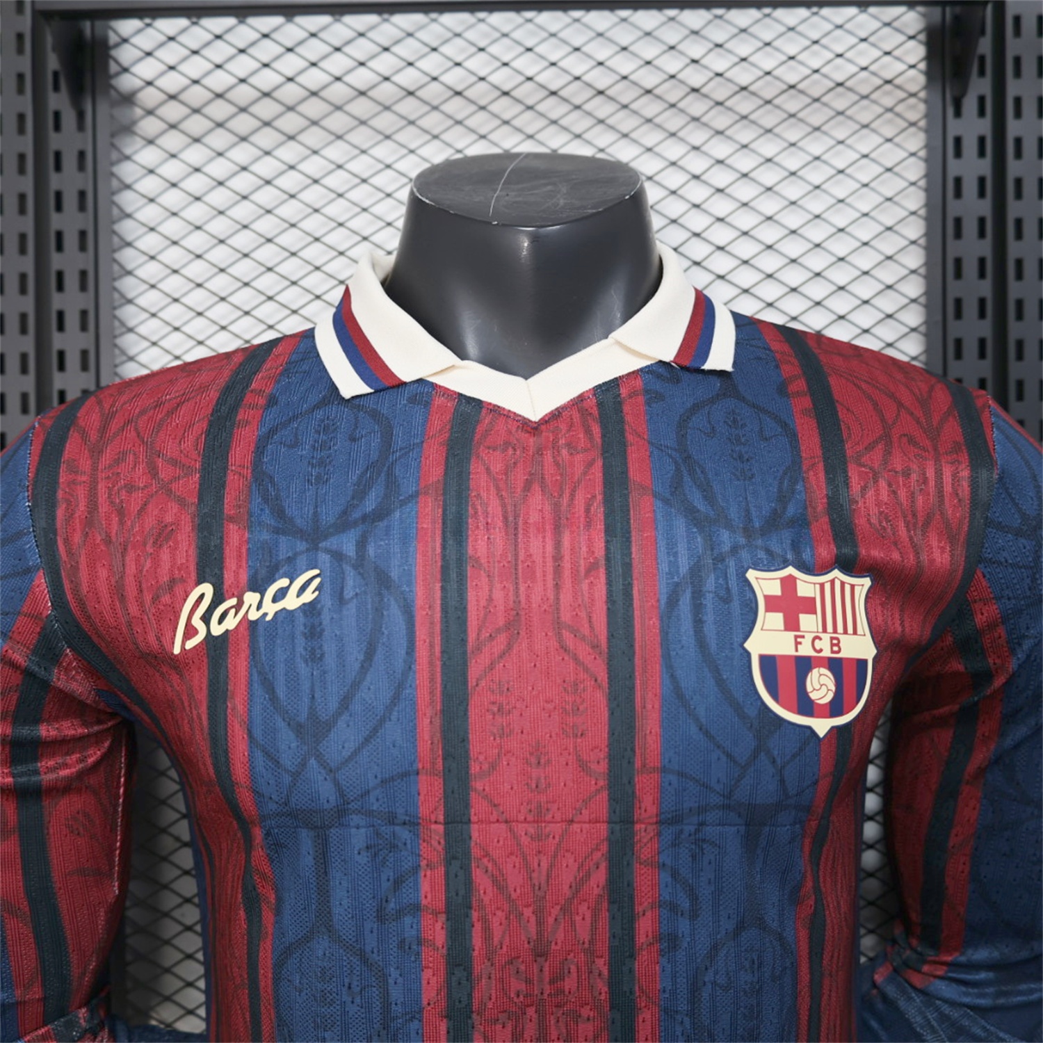 B.A.R.S.A 25-26 125th Anniversary Throwback Long Sleeves Jersey - Player Version - ManixJersey