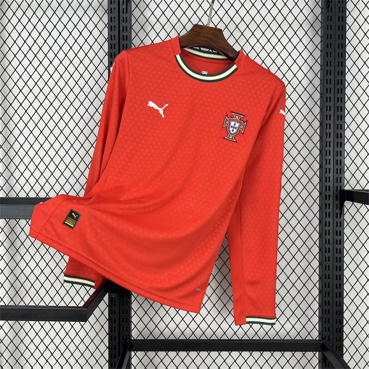 Portugal 2025-26 Home Long Sleeve Jersey - Fans Version - ManixJersey