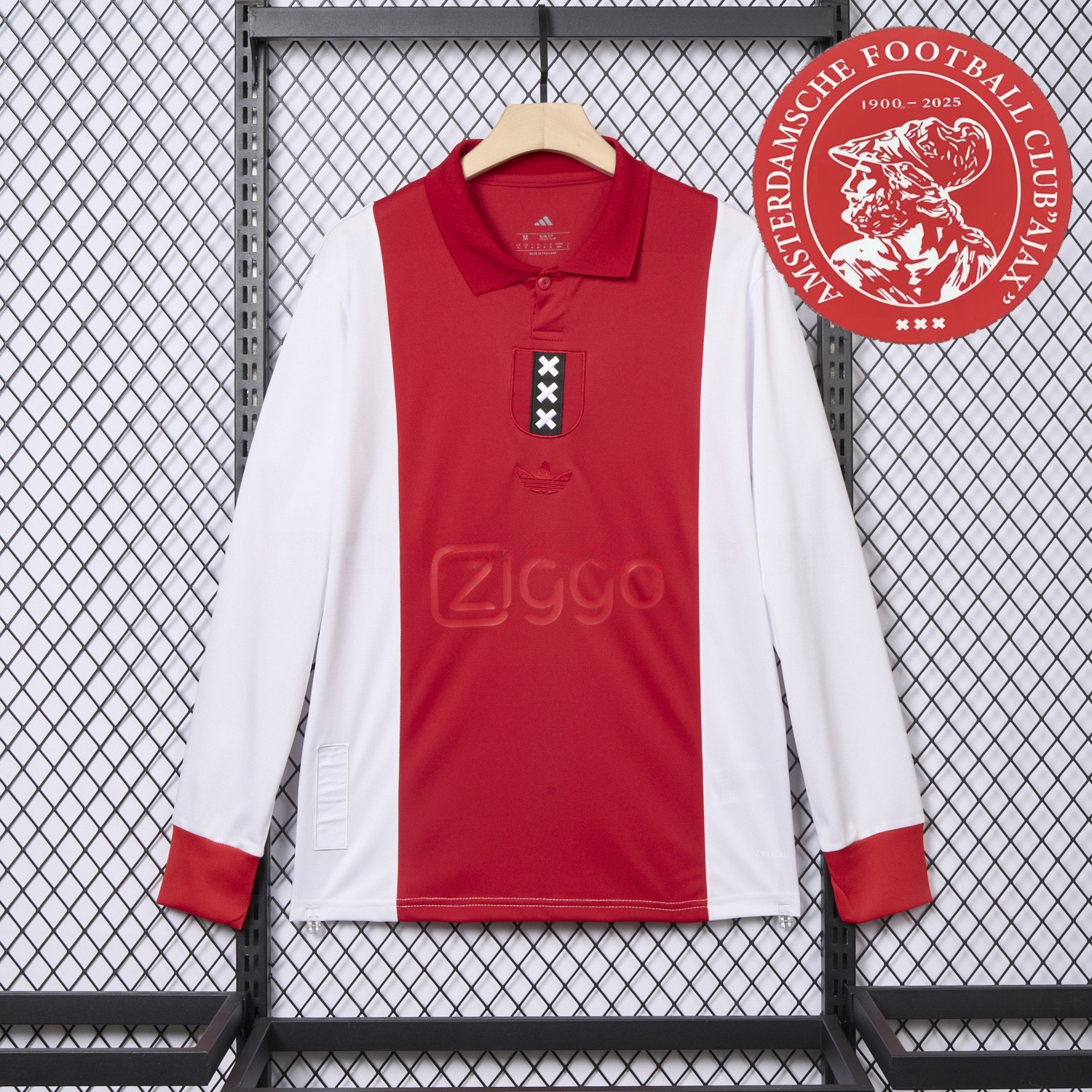 Ajax 2025 125-Year Anniversary Long Sleeves Jersey - Fans Version - ManixJersey