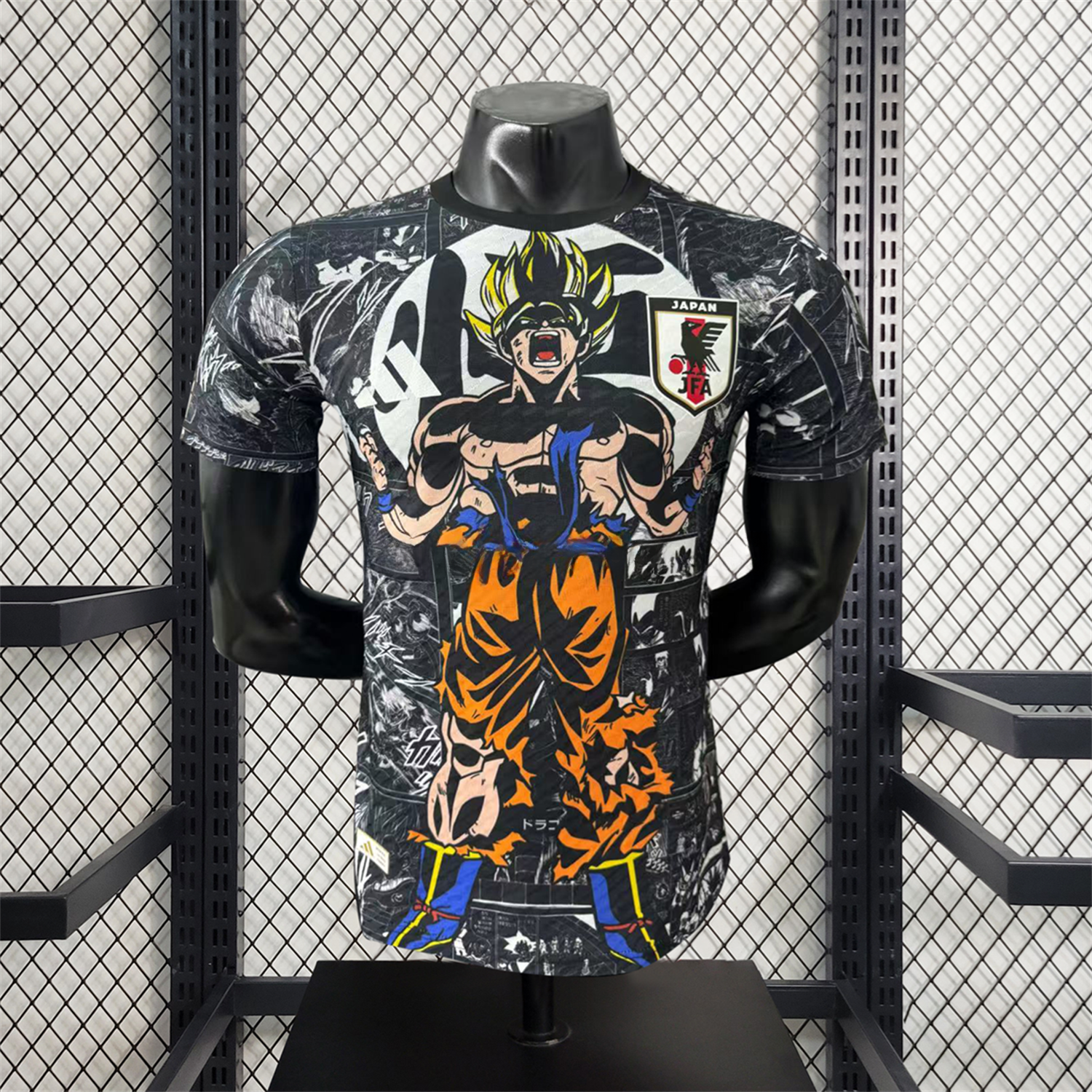 Japan 25-26 Muscle Saiyan Black Special Jersey - Player Version - ManixJersey