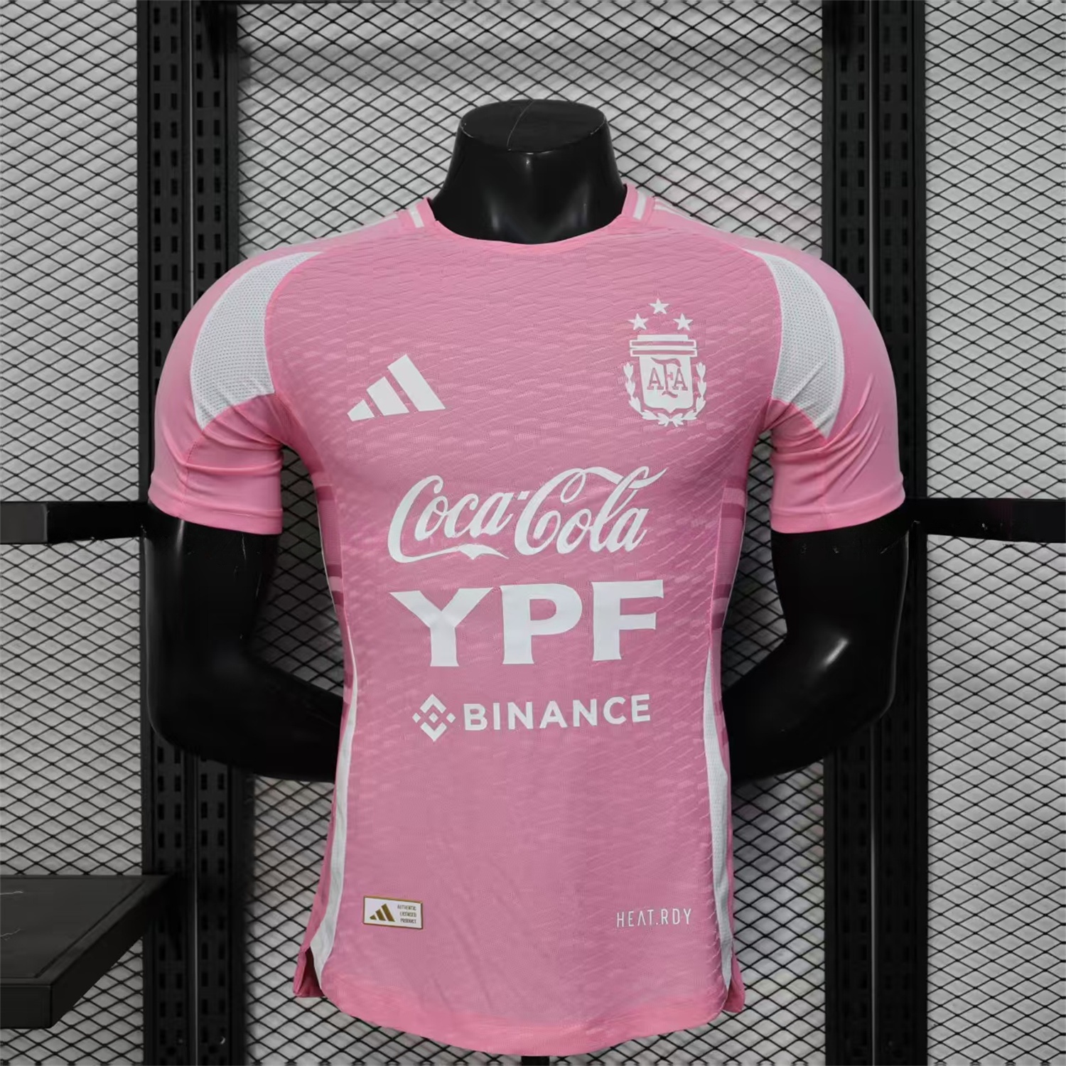 Argentina 25-26 Pink & White Training Jersey - Player Version - ManixJersey