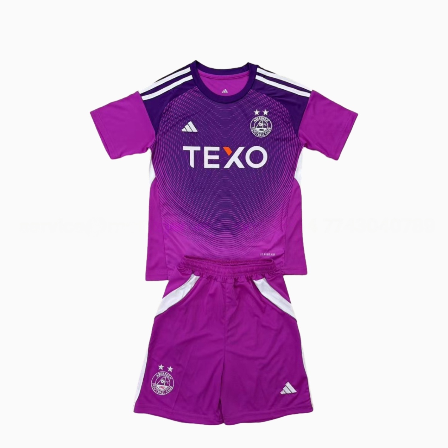 Aberdeen 25-26 Purple Goalkeeper Men's Adult Jersey Set - Fans Version - ManixJersey