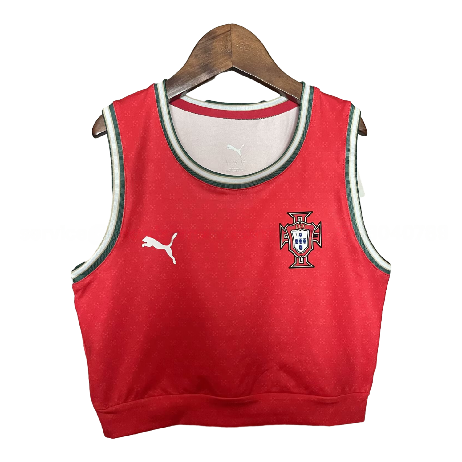 Women's Portugal 25-26 Home Red Yoga Vest - ManixJersey