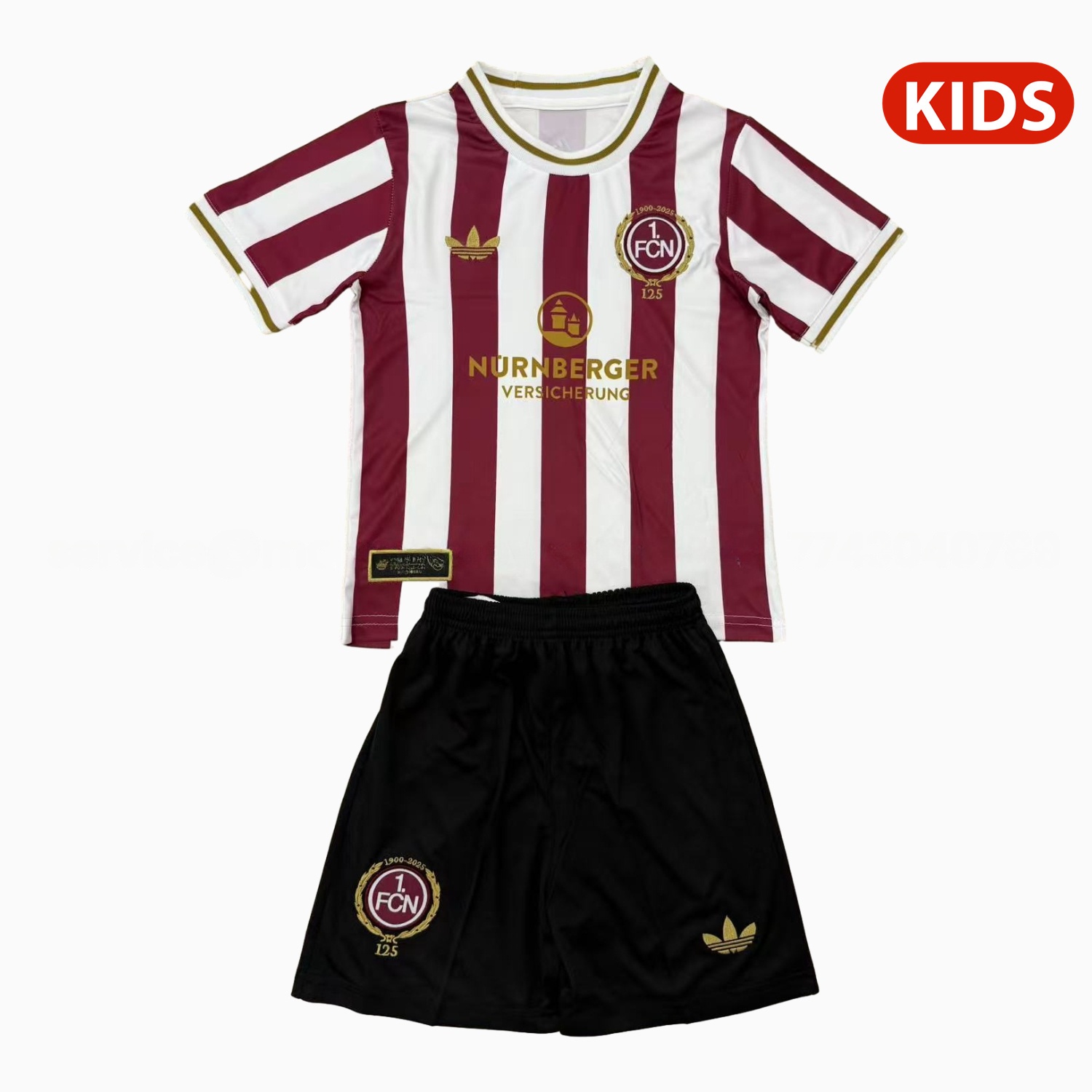Nürnberg 24-25 125-Year Anniversary Kids Kit with Sponsor - ManixJersey