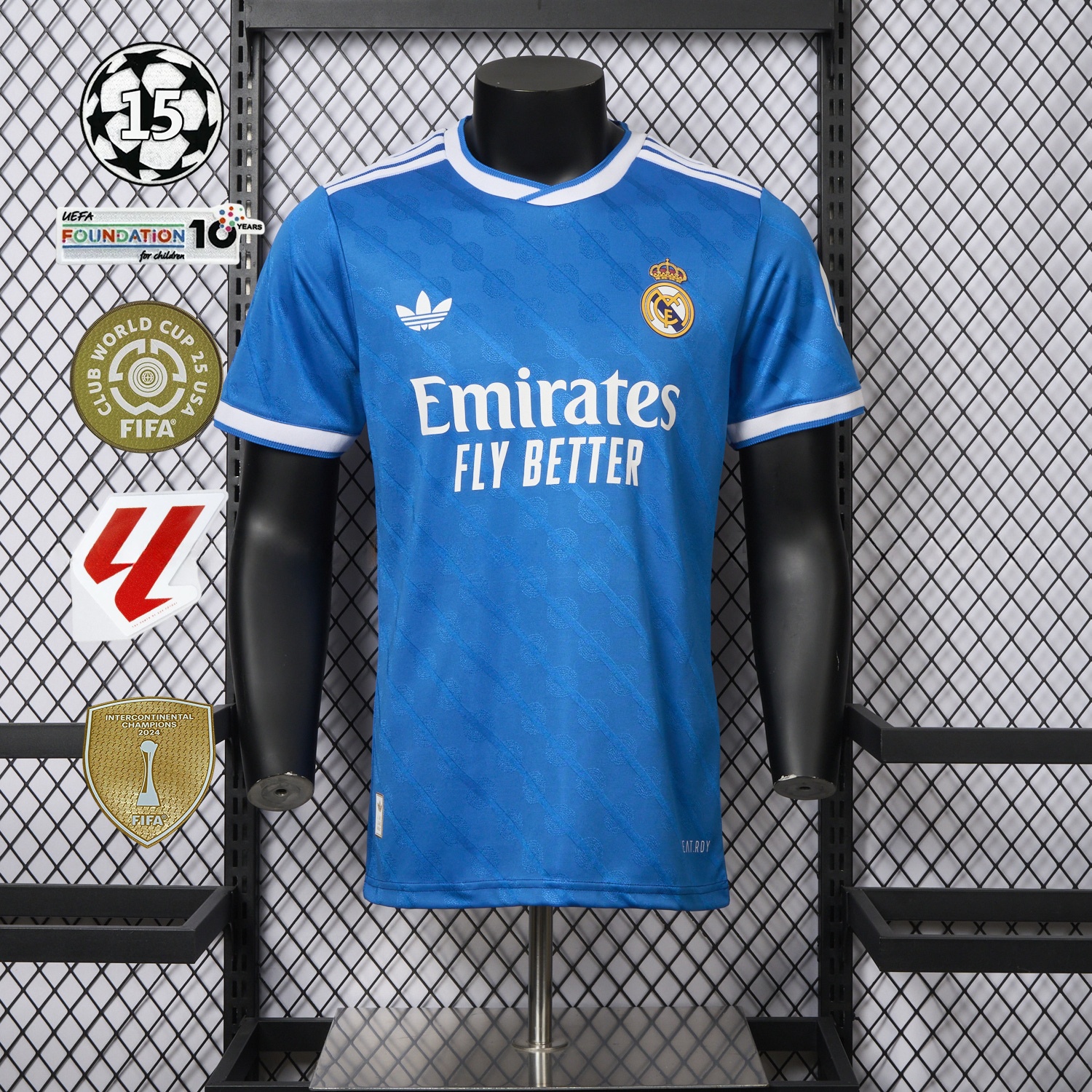Real Madrid 25-26 Third Blue Jersey - Player Version - ManixJersey
