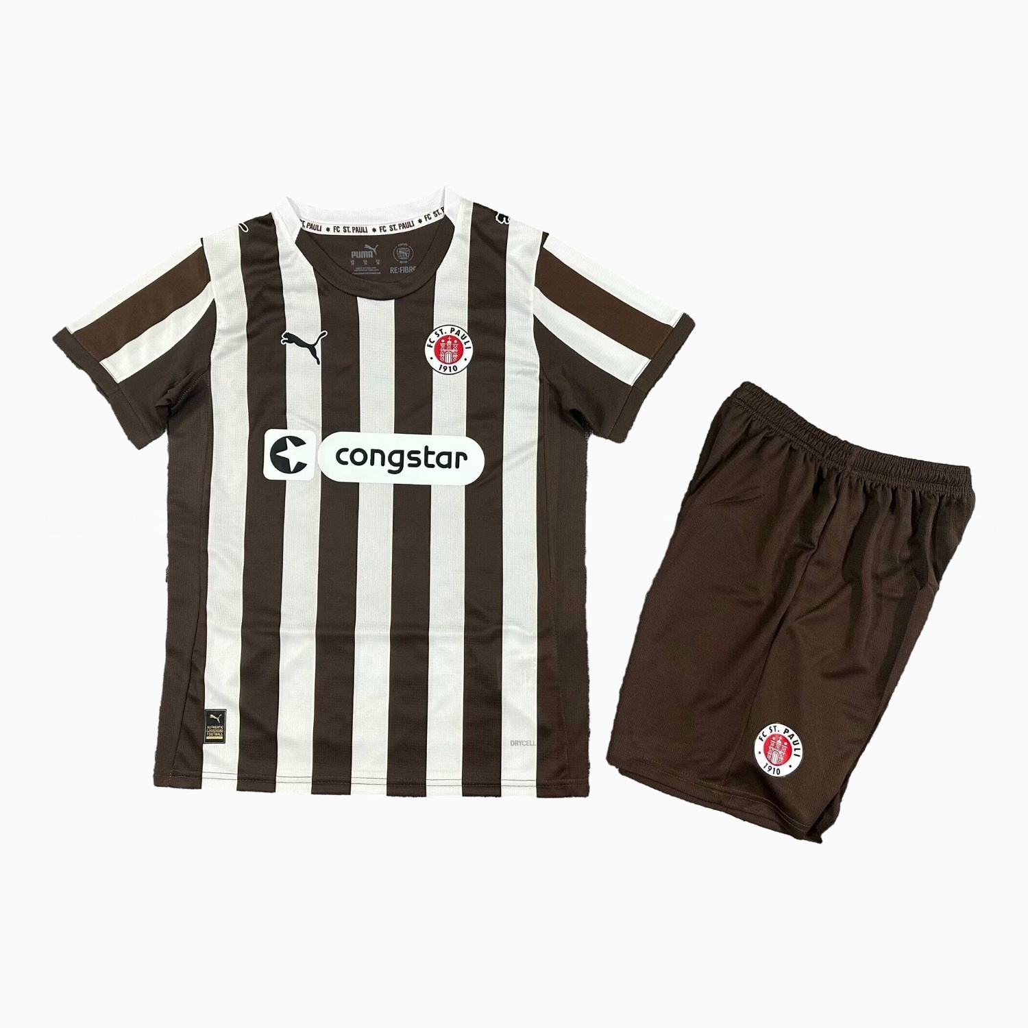 St. Pauli 25-26 Home Kids Kit - ManixJersey