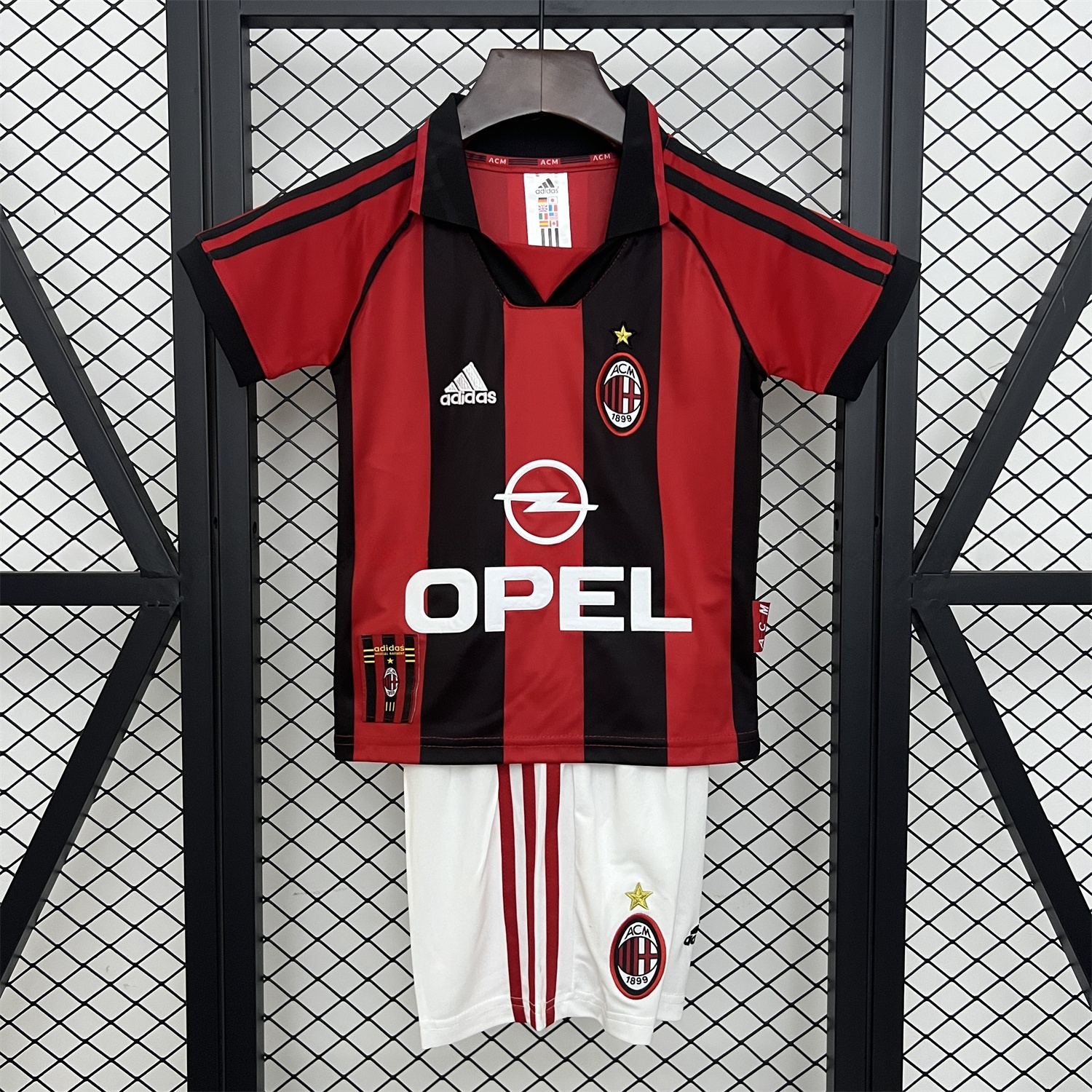 Retro AC Milan 1998-99 Home Kids Kit - ManixJersey