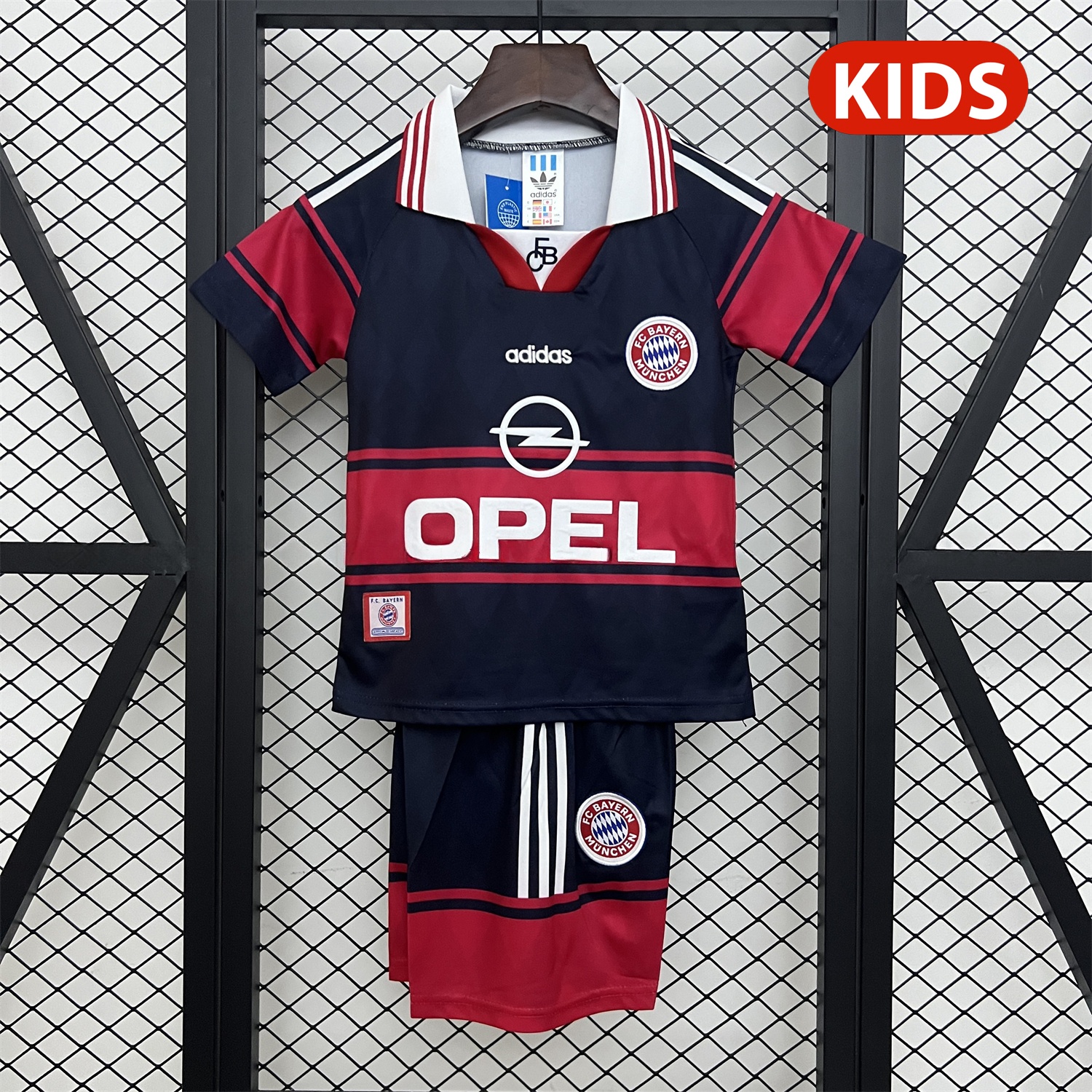 Retro Bayern Munich 1997-99 Home Kids Kit - ManixJersey