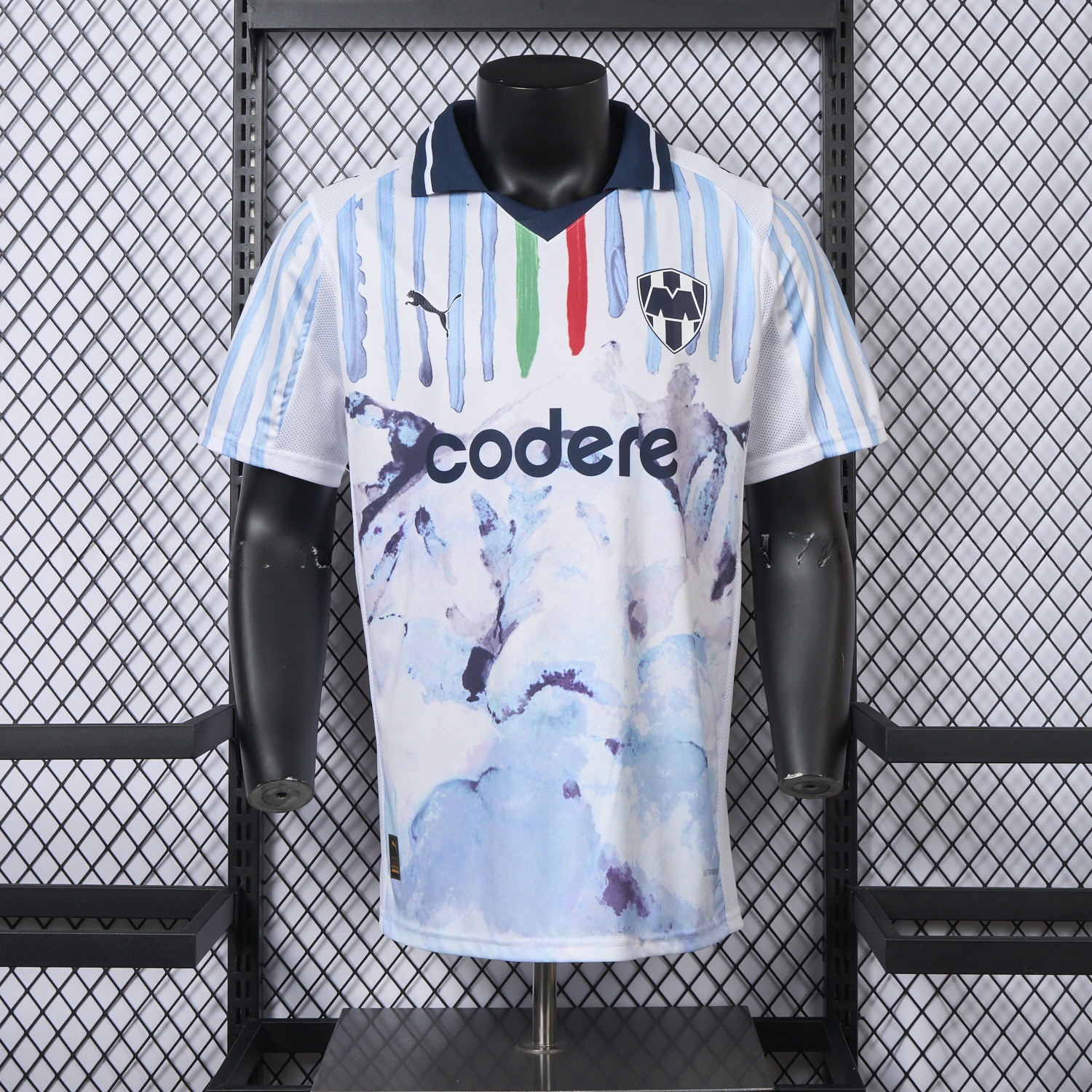 Rayados Monterrey 25-26 White Training Jersey - Player Version - ManixJersey